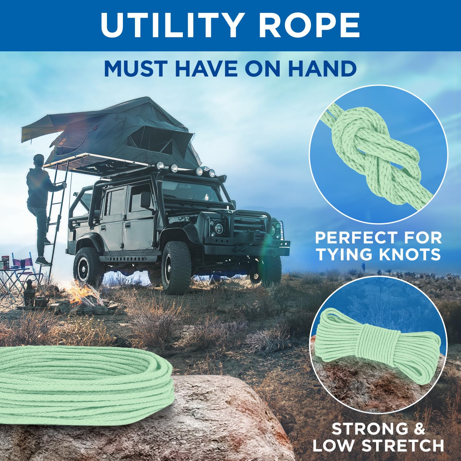 Rope Cotton 3/16" 100 ft Mint - image 6
