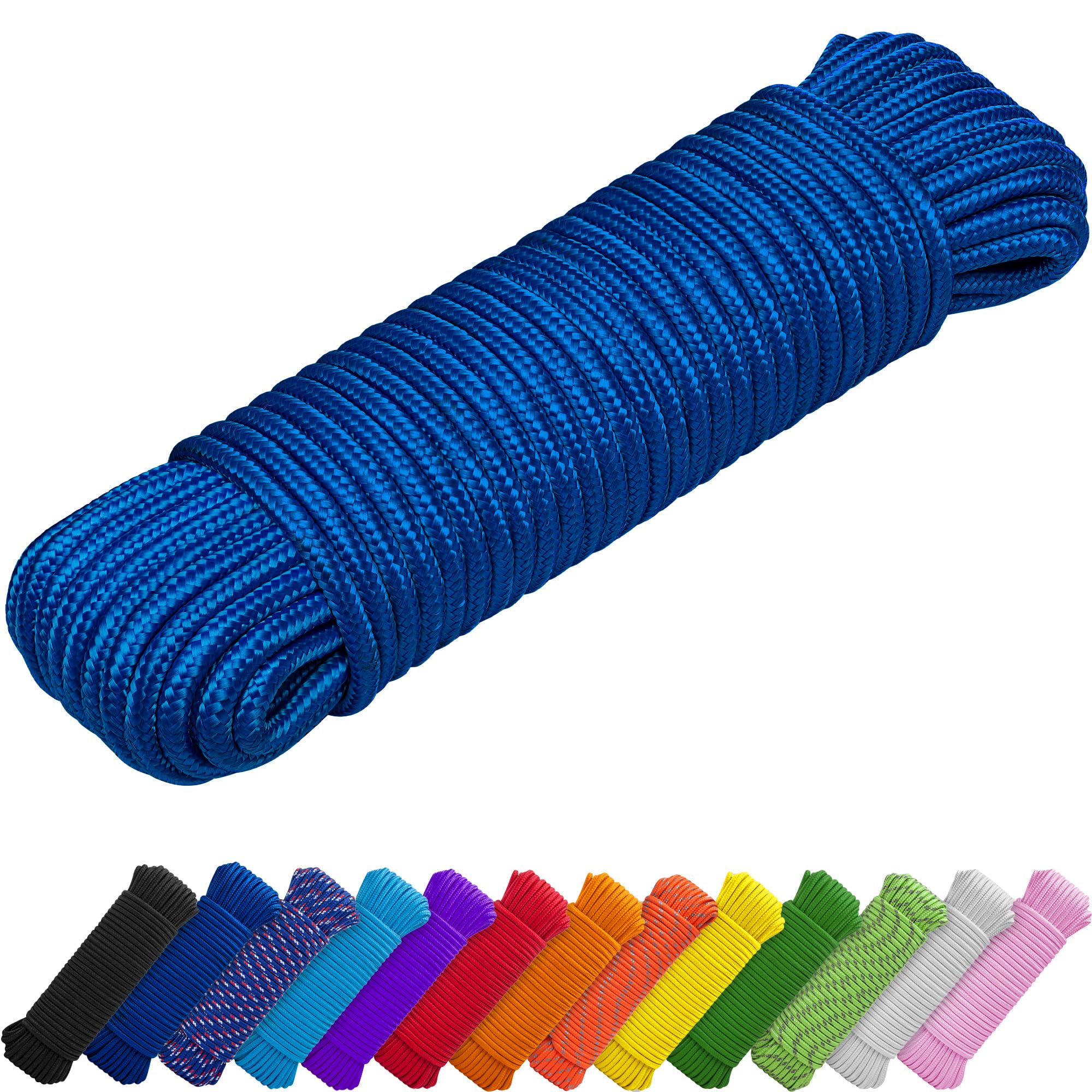 Rope Polypropylene 3/8" 90 ft Blue - image 1