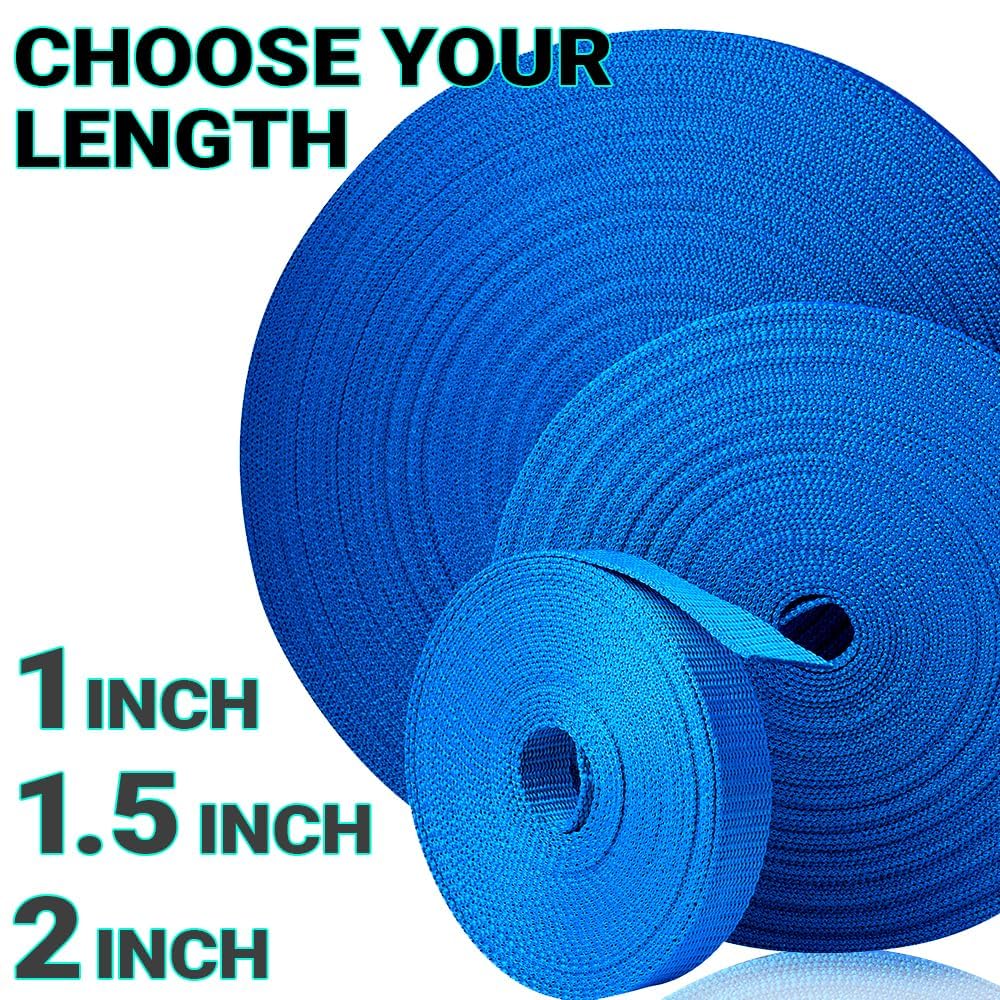 1 Inch Webbing – Simple Blue – 10 Yards - image 9