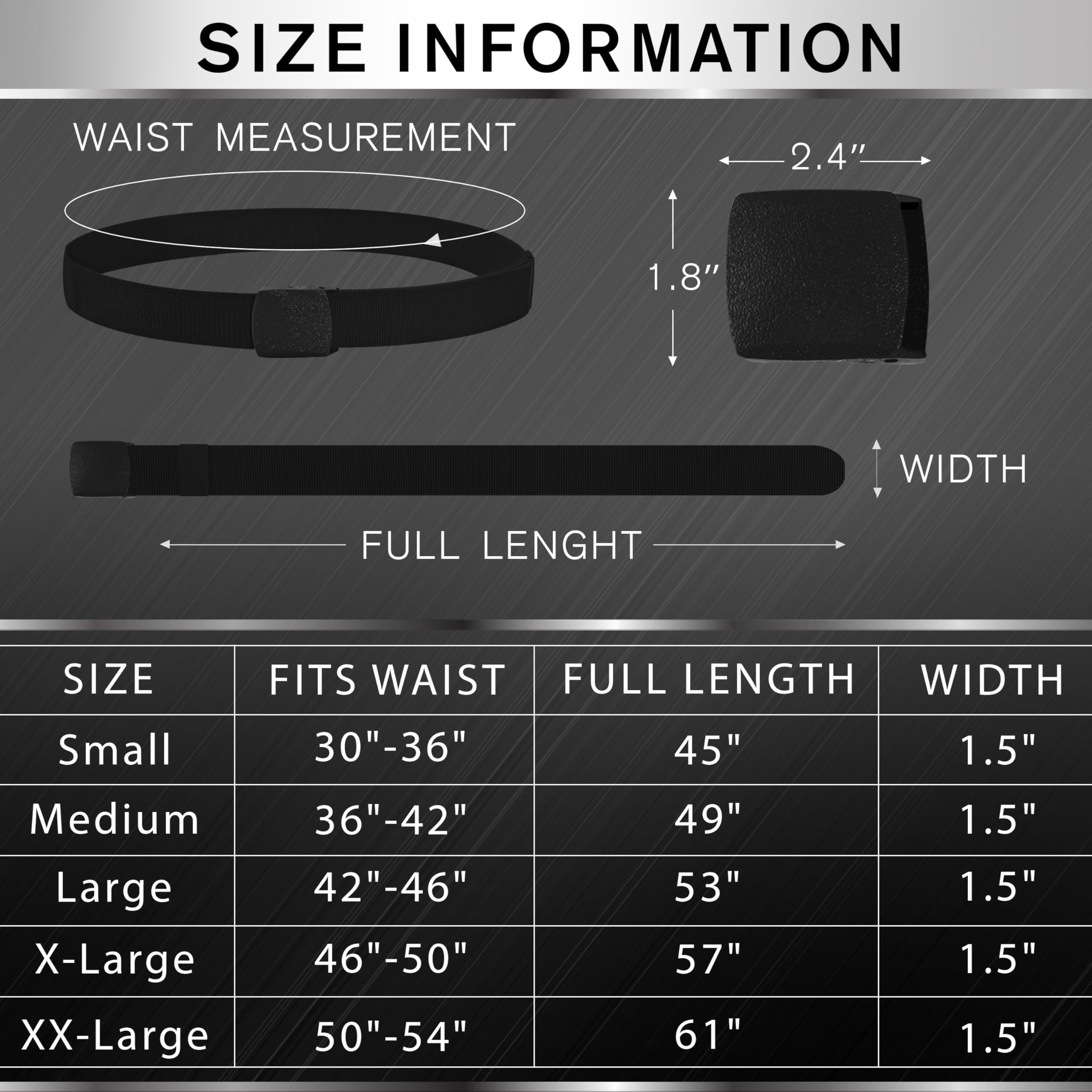 Tactical Belt – Black – B2 – M - image 9