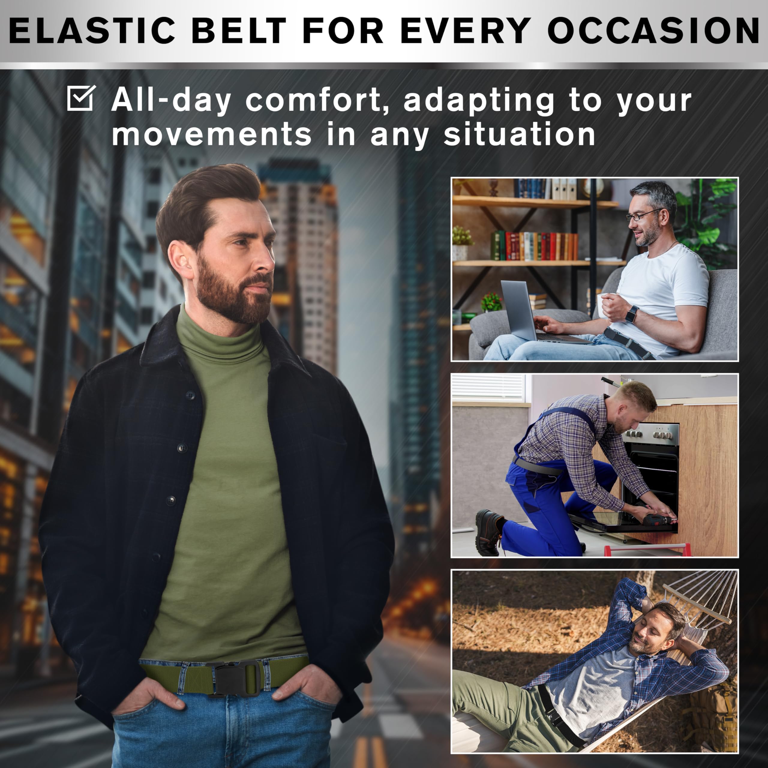 Tactical Belt – Green – B5 – M - image 2