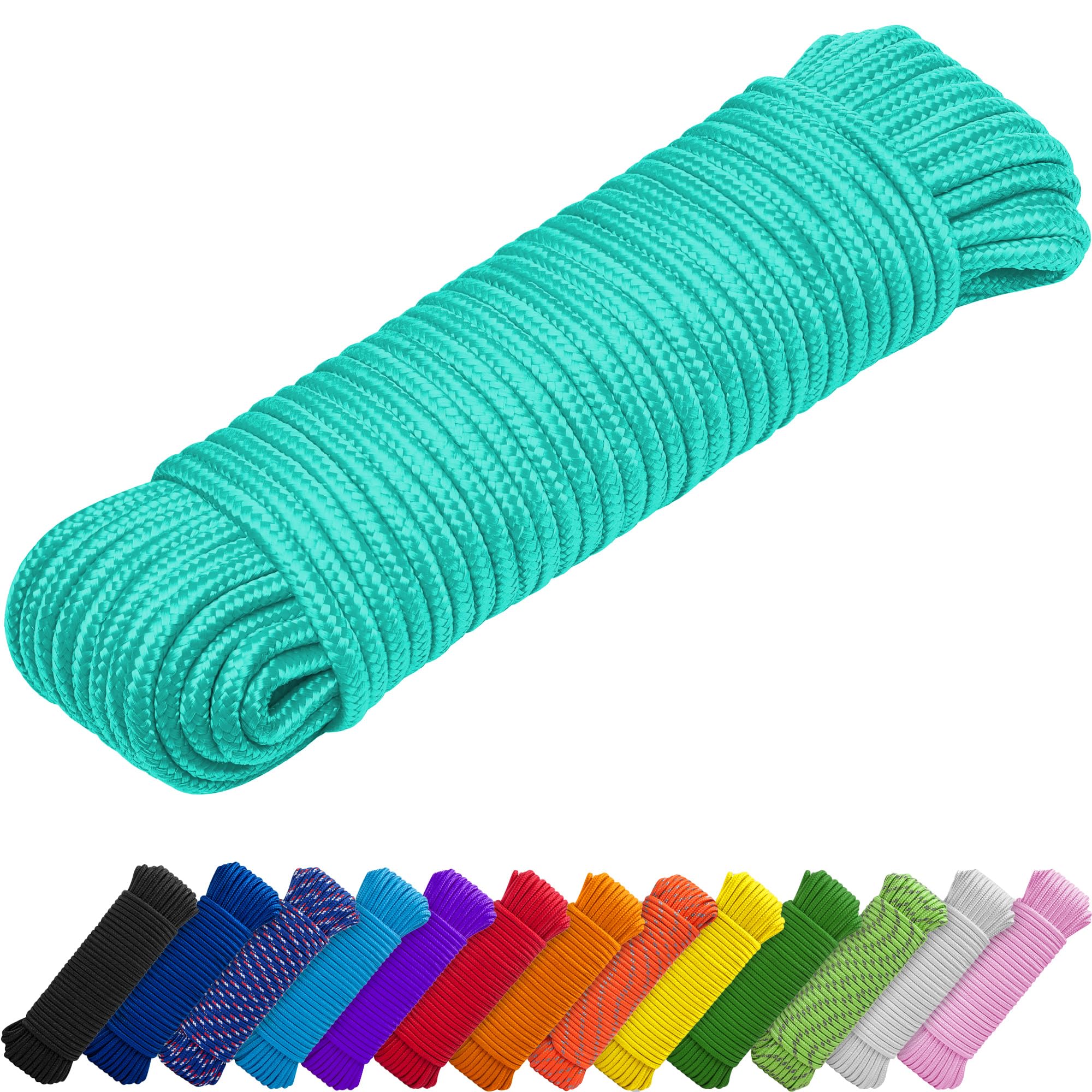 Rope Polypropylene 1/4" 150 ft Green Wave - image 1