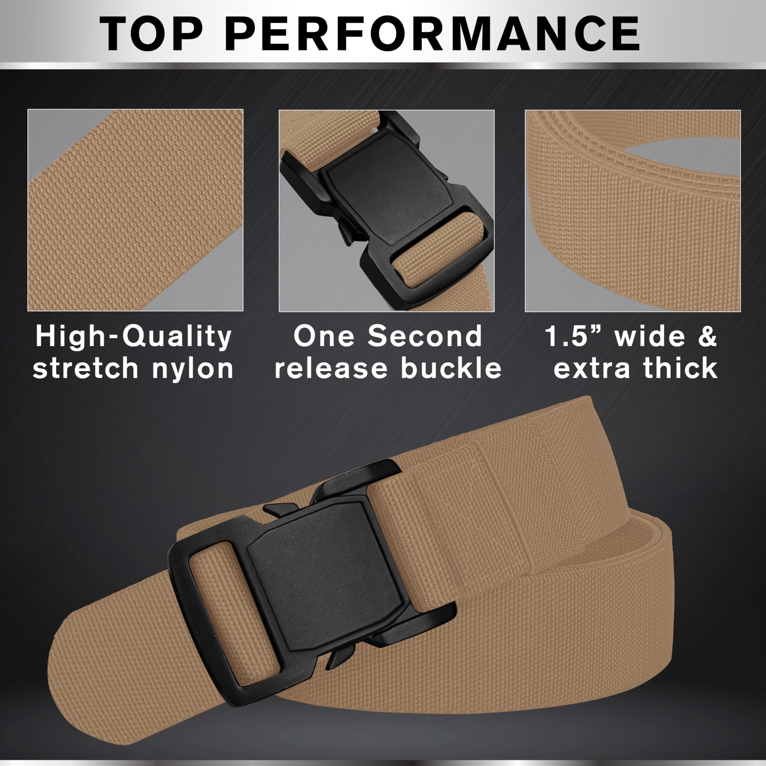 Tactical Belt – Coyote – B5 – L - image 3
