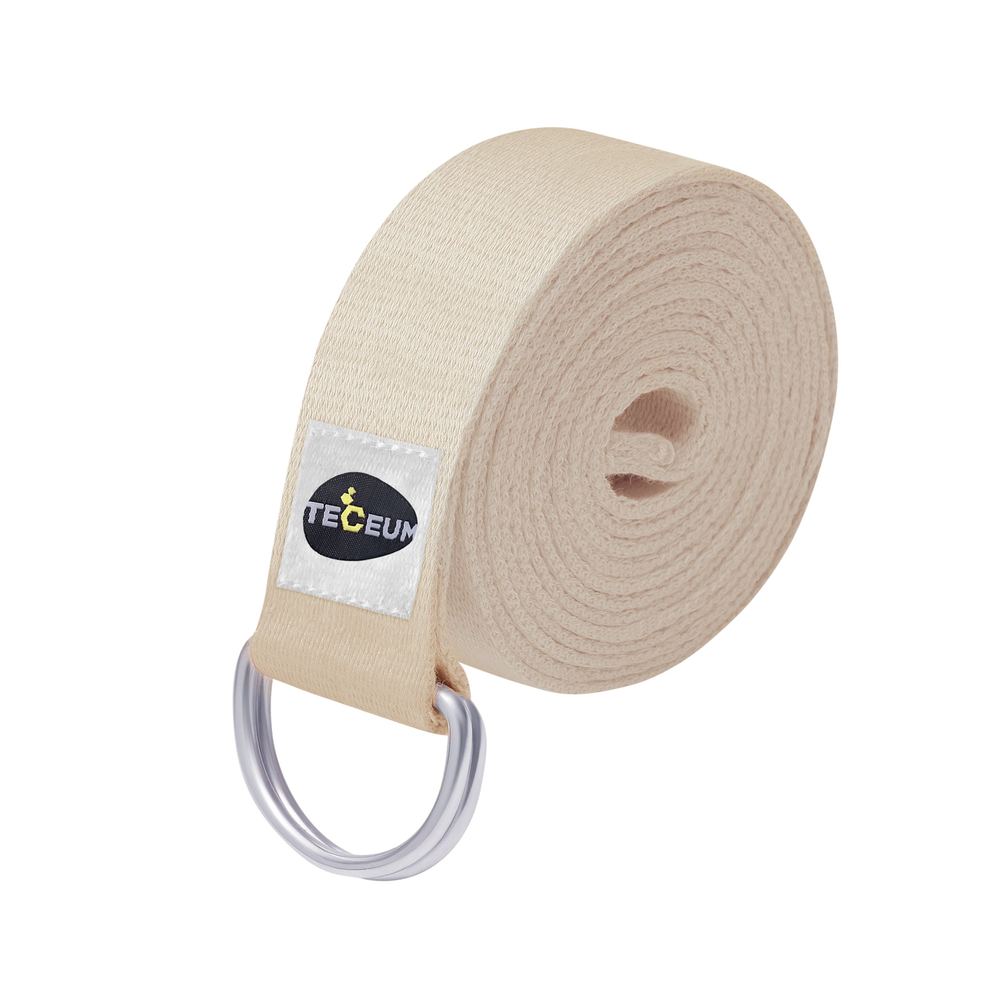 Yoga Straps – Polycotton – Beige – 6 ft - image 1