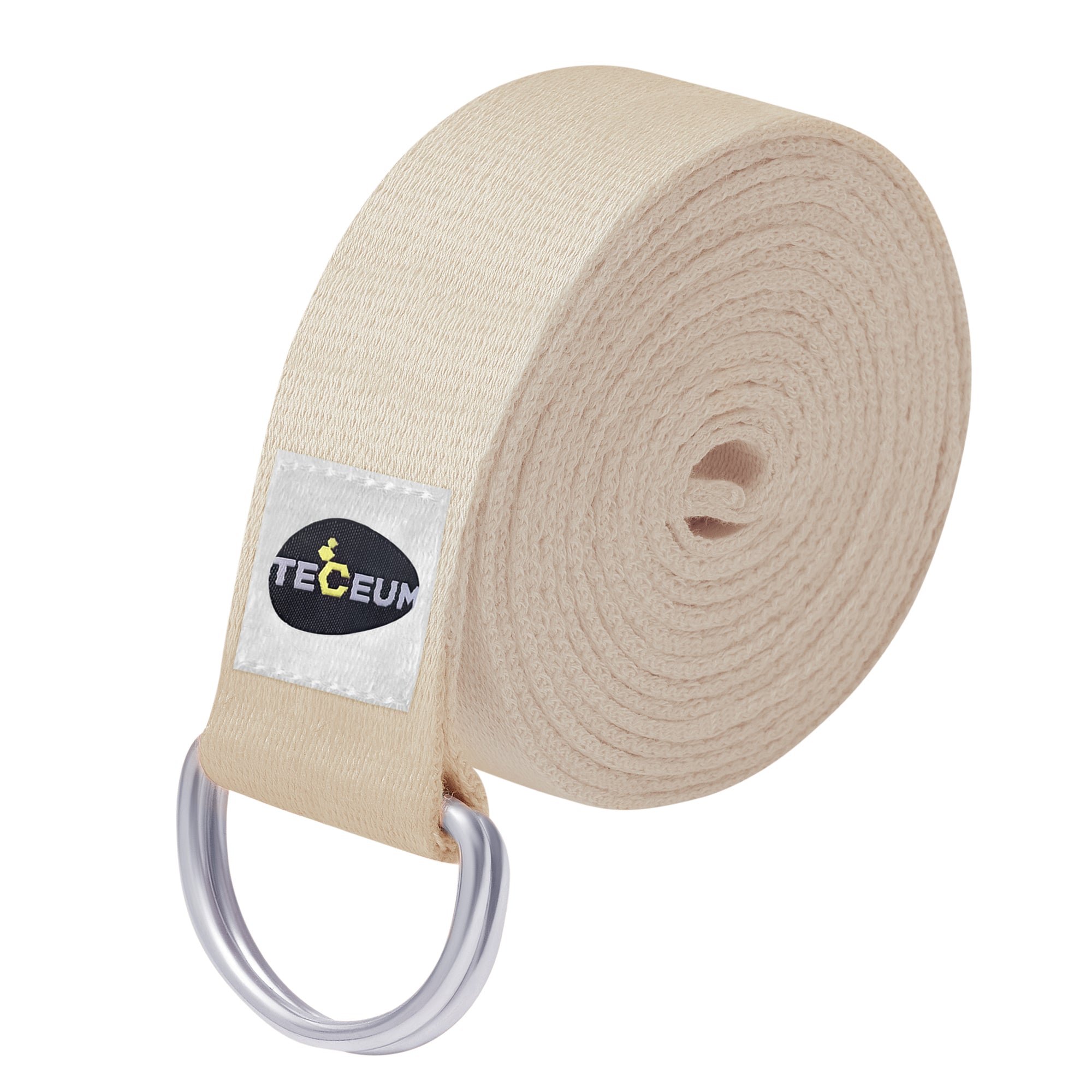 Yoga Straps – Polycotton – Beige – 8 ft - image 1