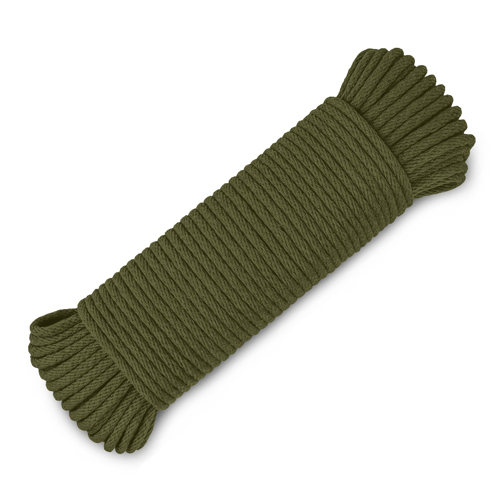 Rope Cotton 3/16" 100 ft Army Green - image 1