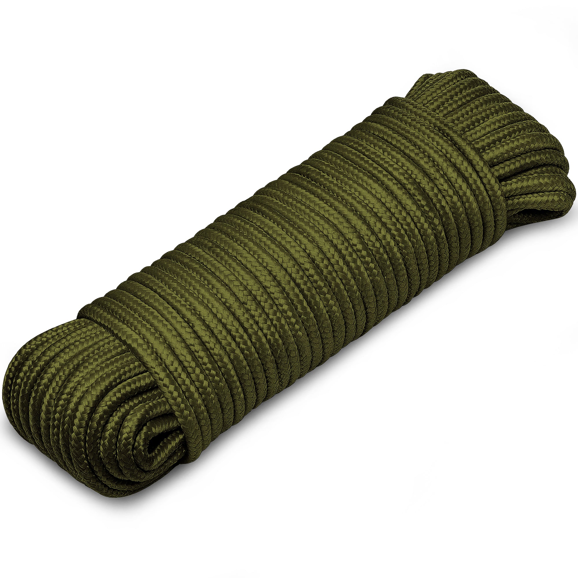 Rope Polypropylene 1/4" 150 ft Army Green - image 1