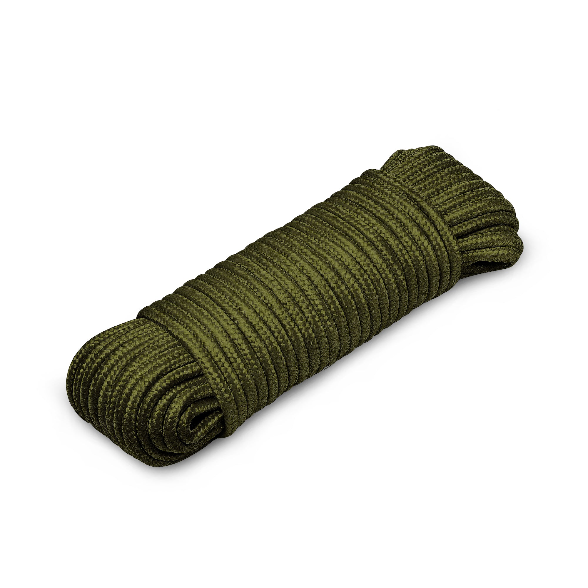 Rope Polypropylene 1/4" 90 ft Army Green - image 1