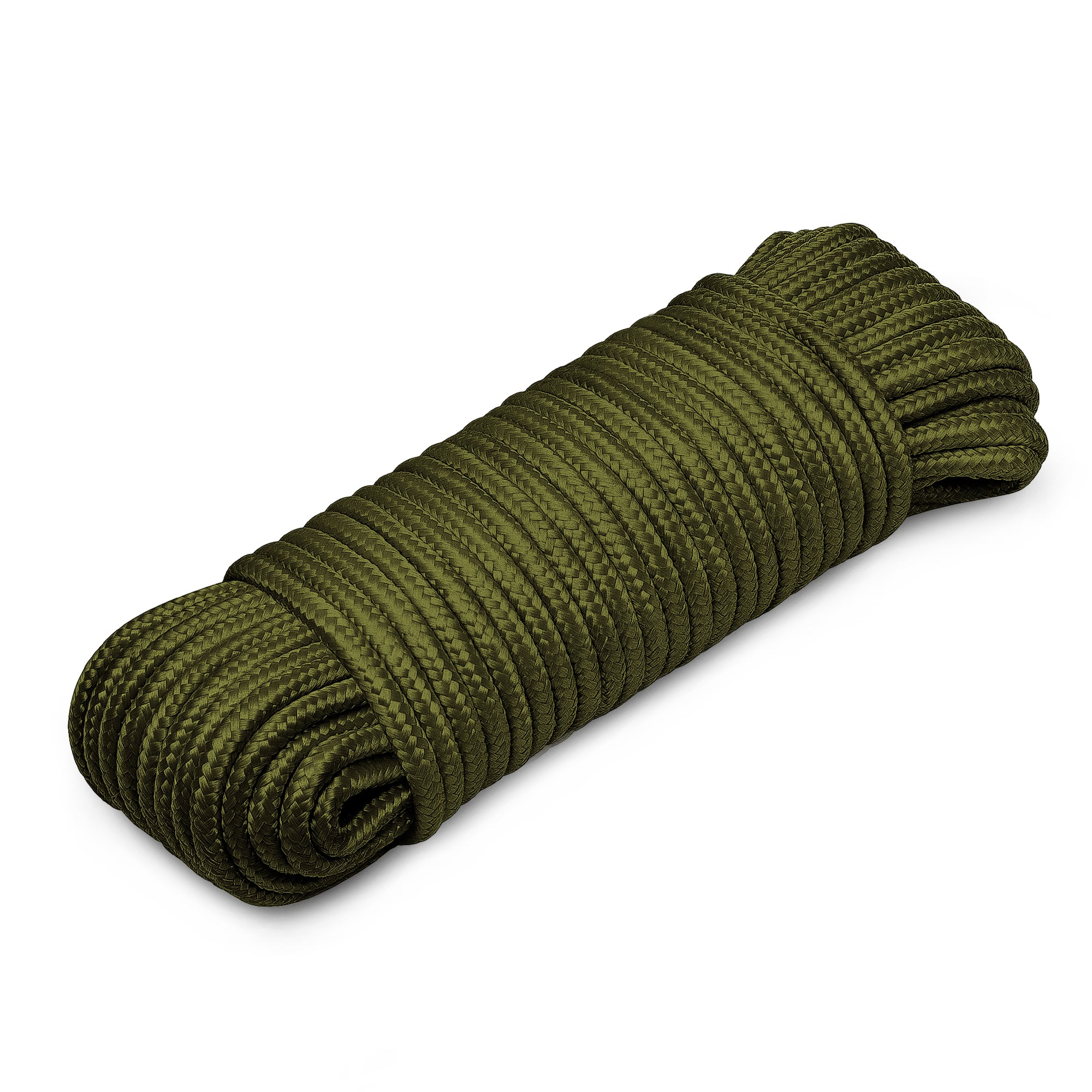 Rope Polypropylene 3/8" 90 ft Army Green - image 1