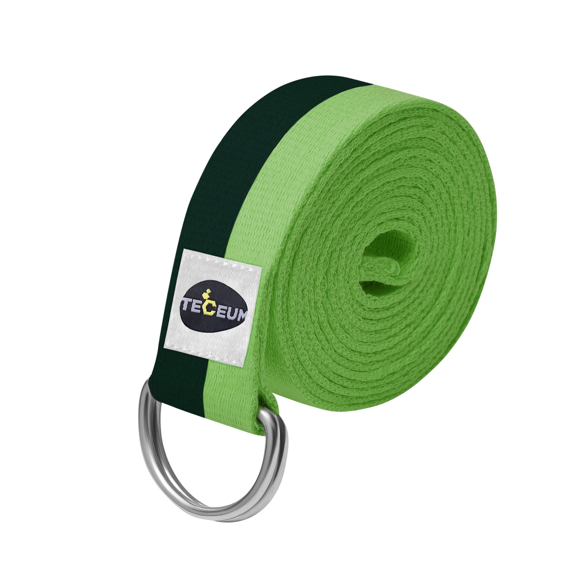 Yoga Straps – Polycotton – Green Avocado – 6 ft - image 1