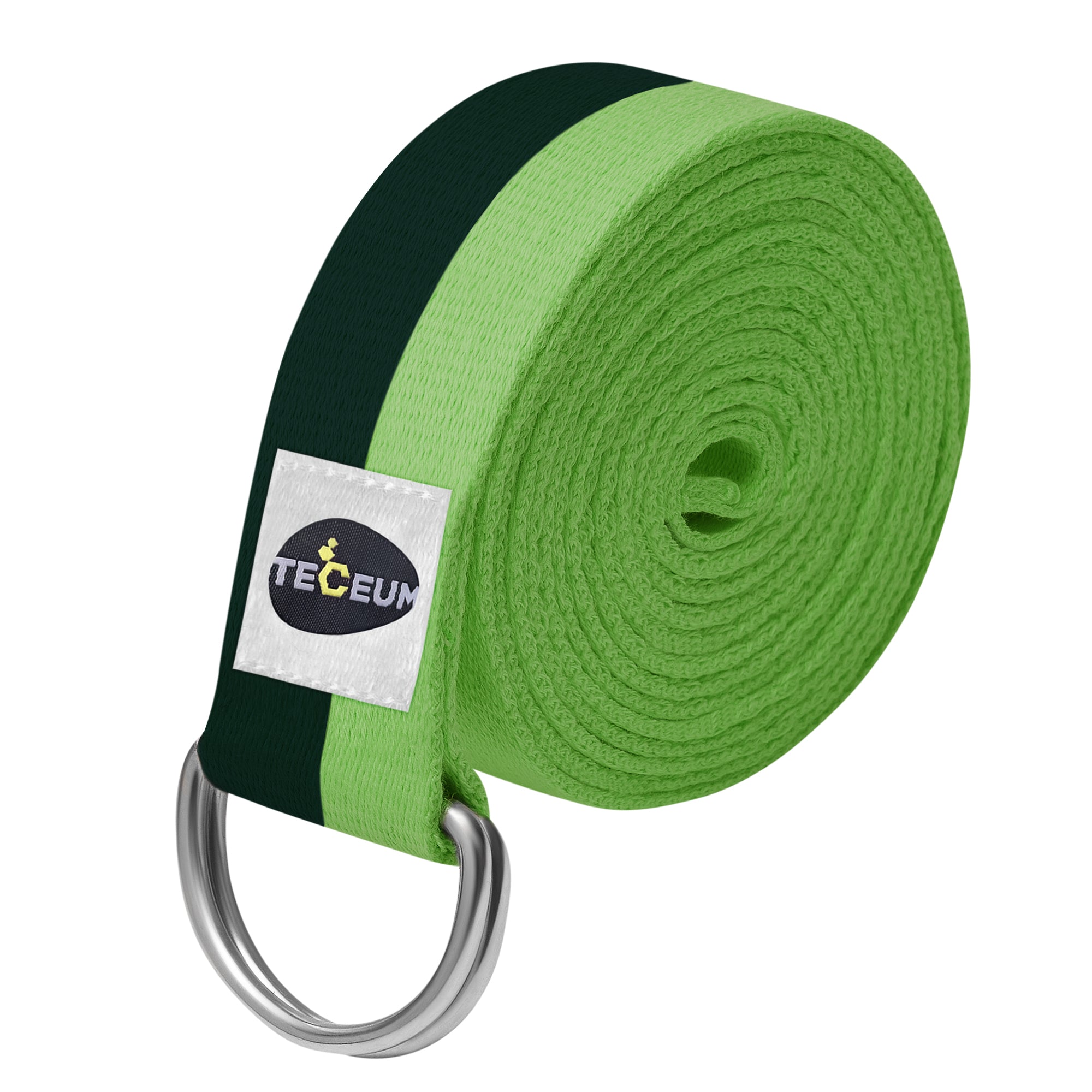 Yoga Straps – Polycotton – Green Avocado – 8 ft - image 1