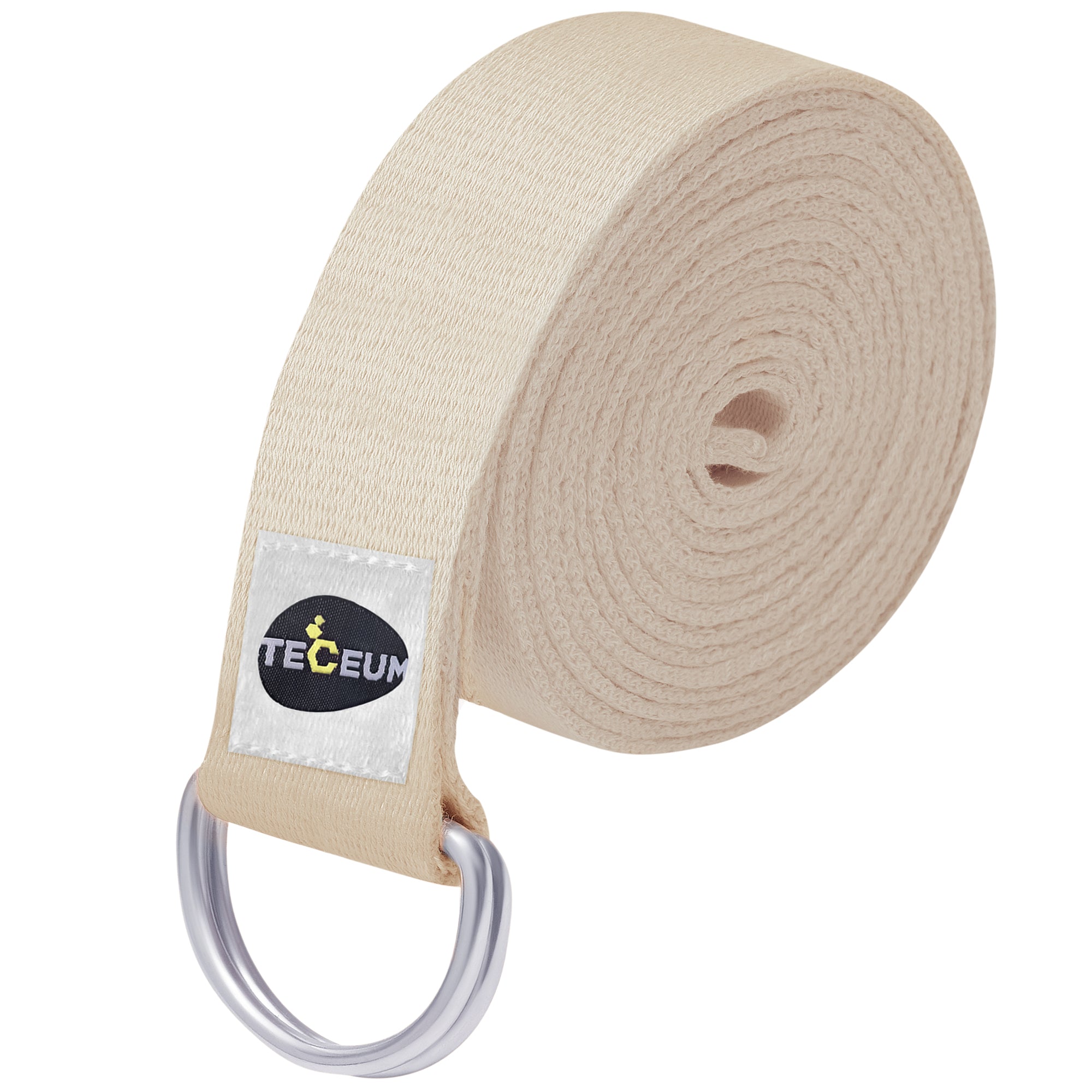 Yoga Straps – Polycotton – Beige – 10 ft - image 1
