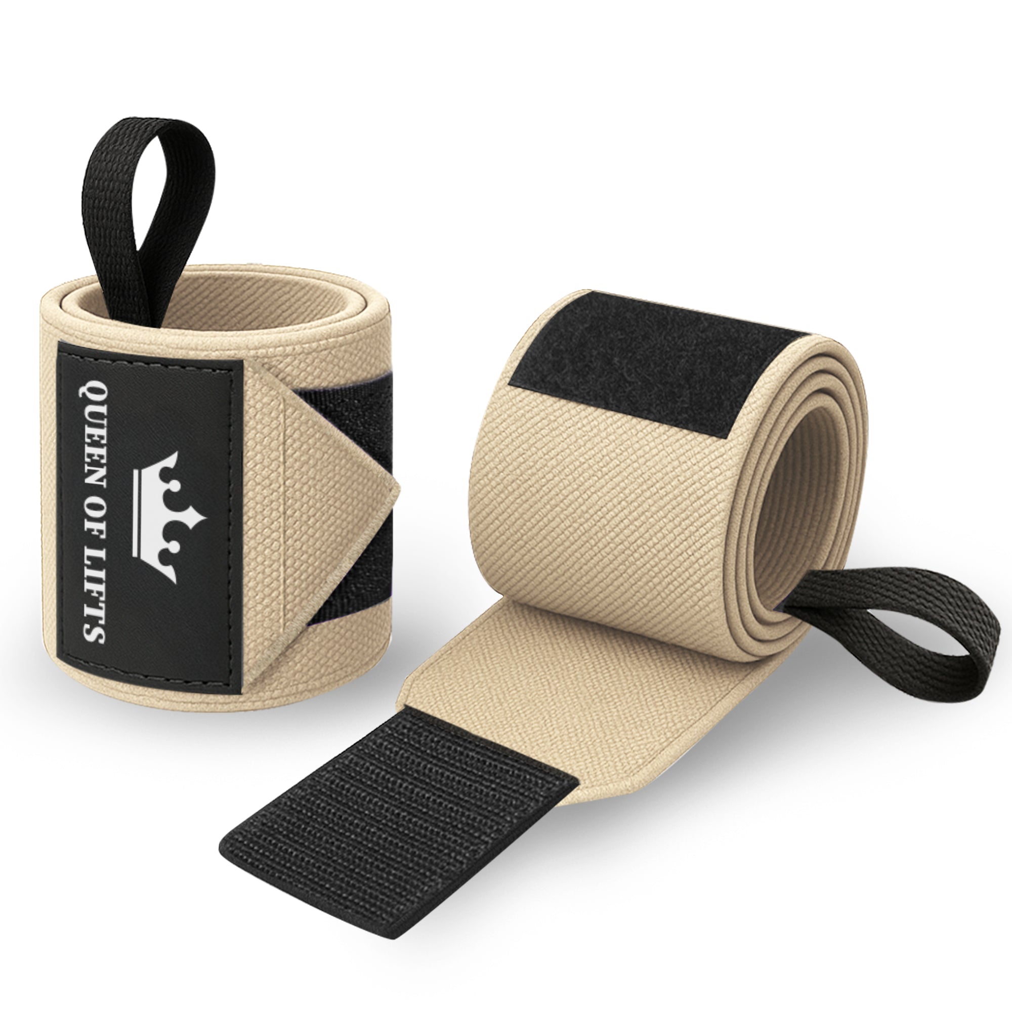 Wrist Wraps – Queen of Lifts – Yellow – 12 - image 1