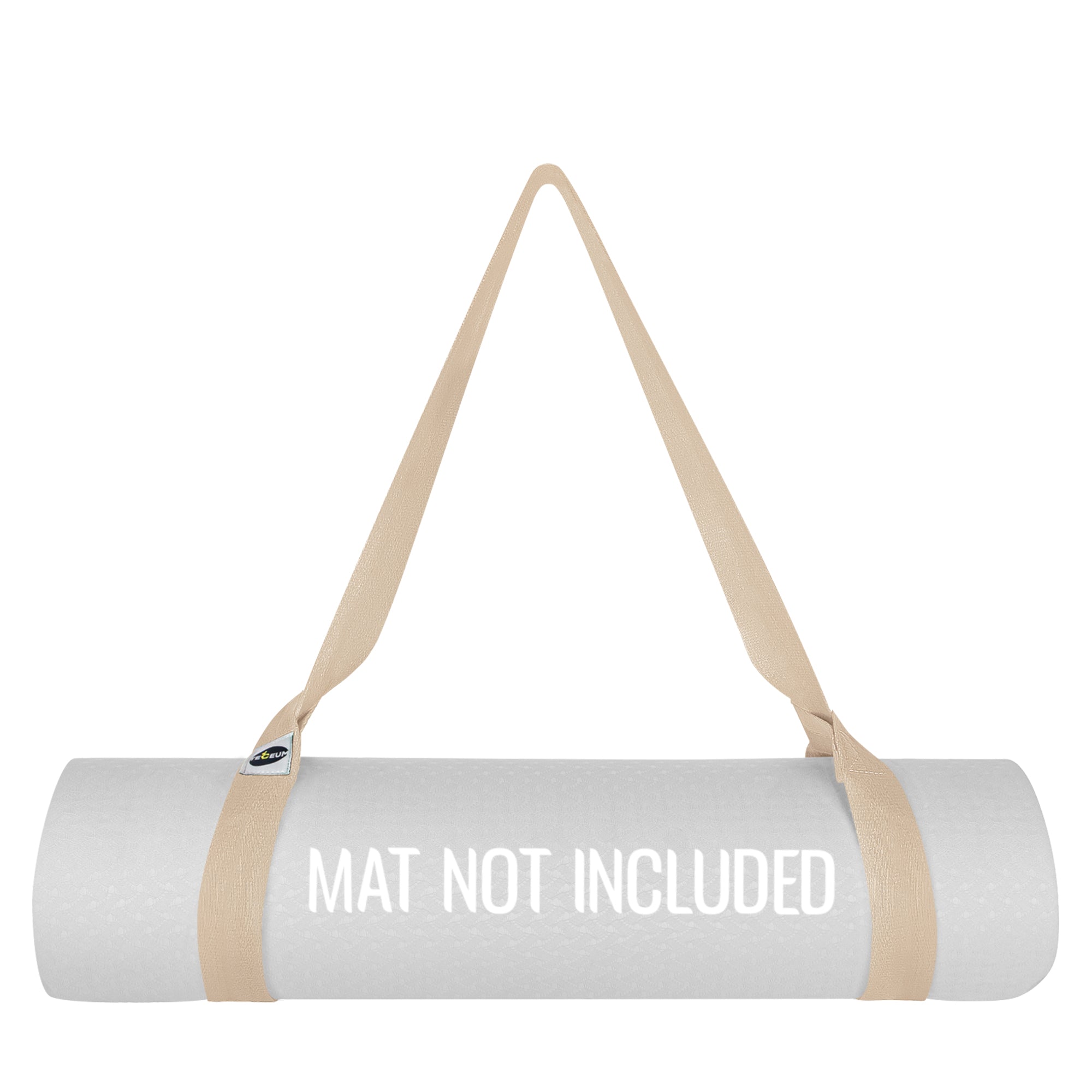 Yoga Mat Straps – Polycotton – Beige – 64 IN - image 1