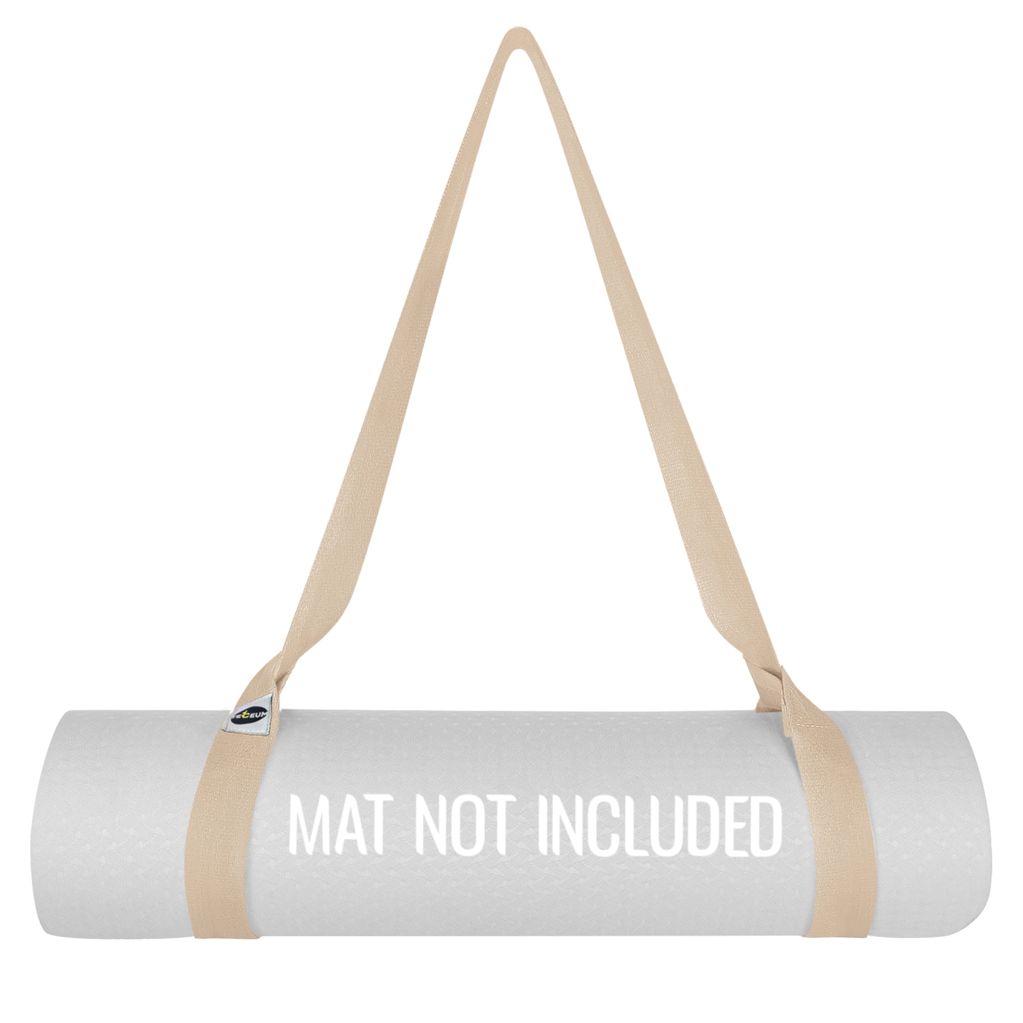 Yoga Mat Straps – Polycotton – Beige – 85 IN - image 1