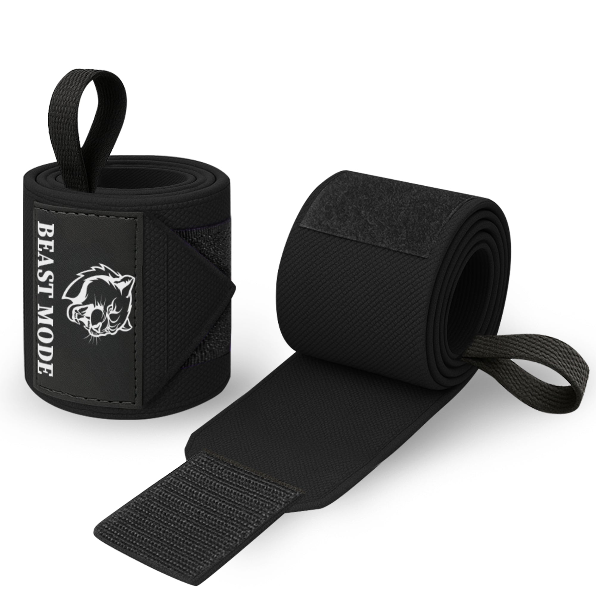 Wrist Wraps – Beast Mode – Black – 18 - image 1