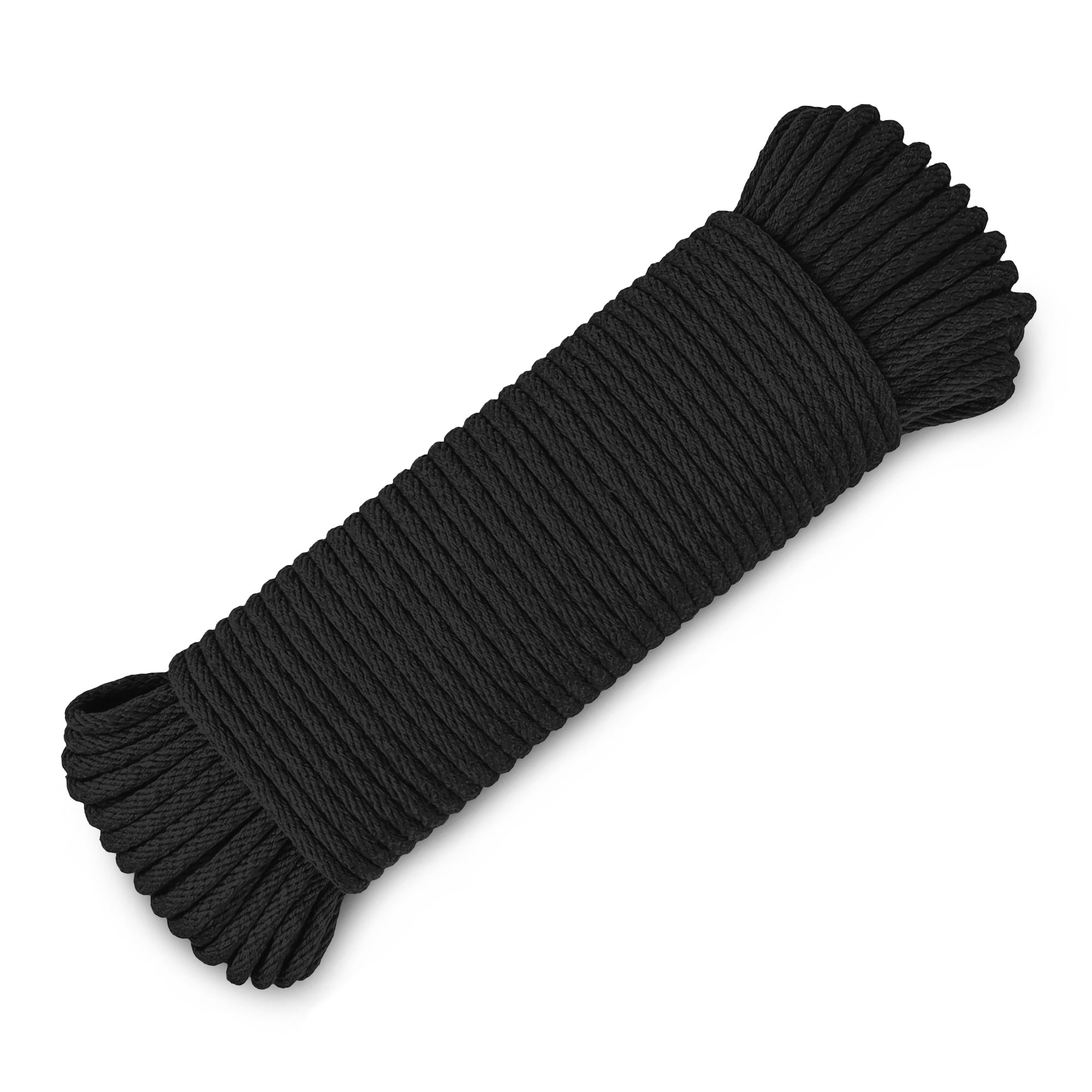 Rope Cotton 3/16" 100 ft Black - image 1
