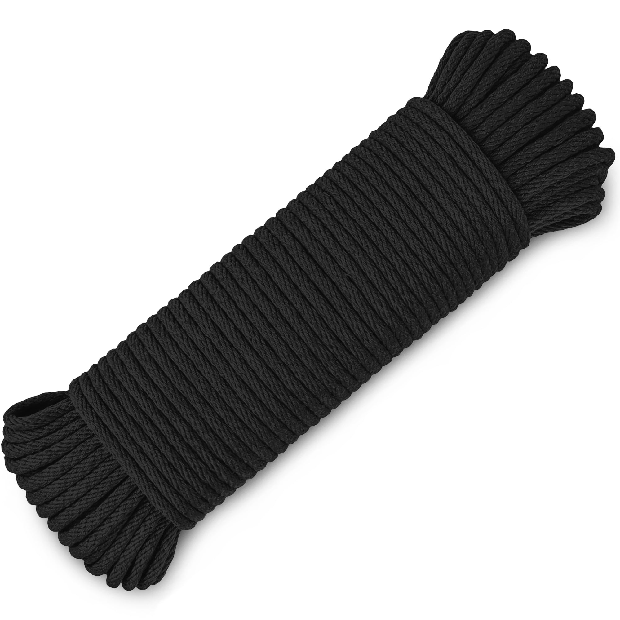 Rope Cotton 3/16" 200 feet Black - image 1