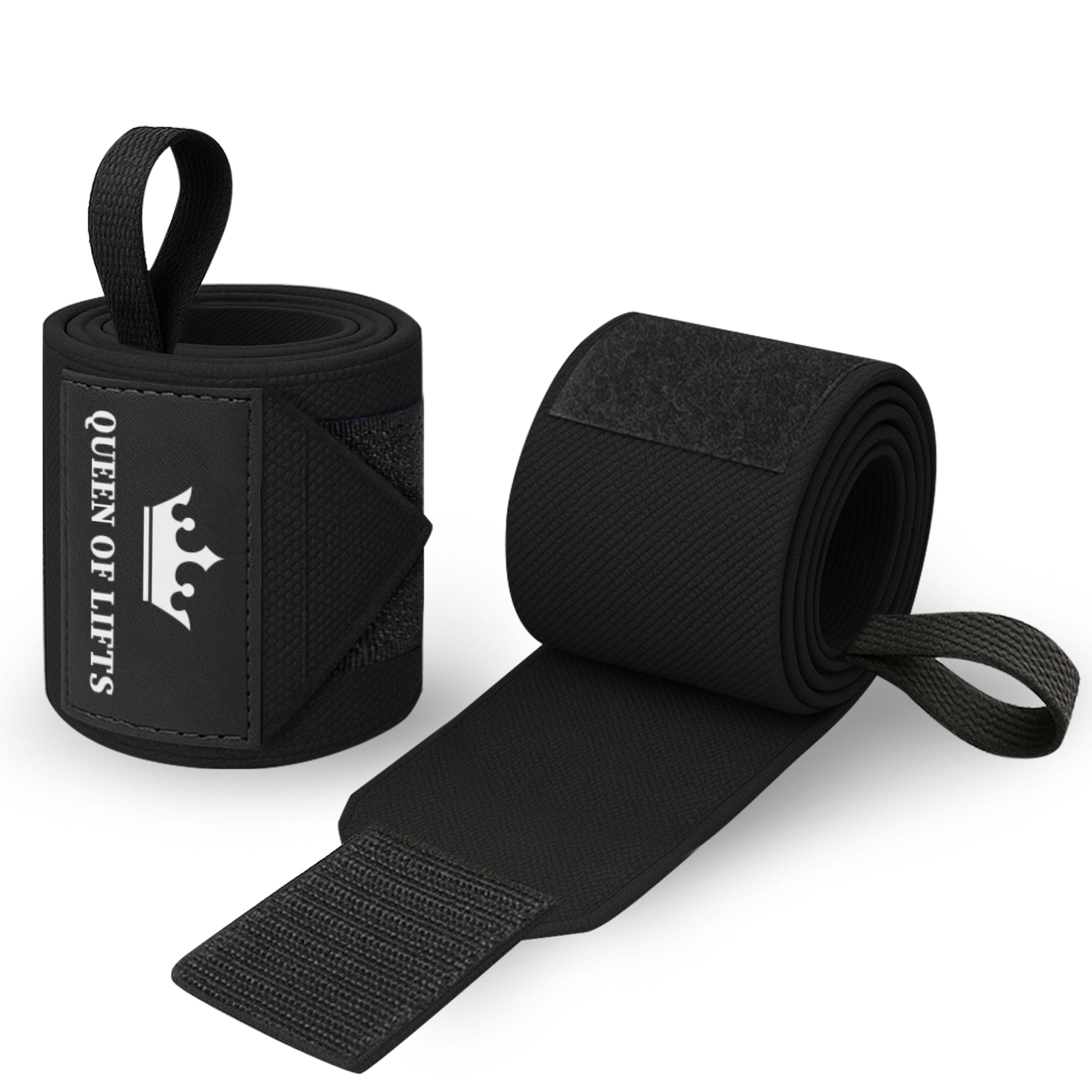 Wrist Wraps – Queen of Lifts – Black – 18 - image 1