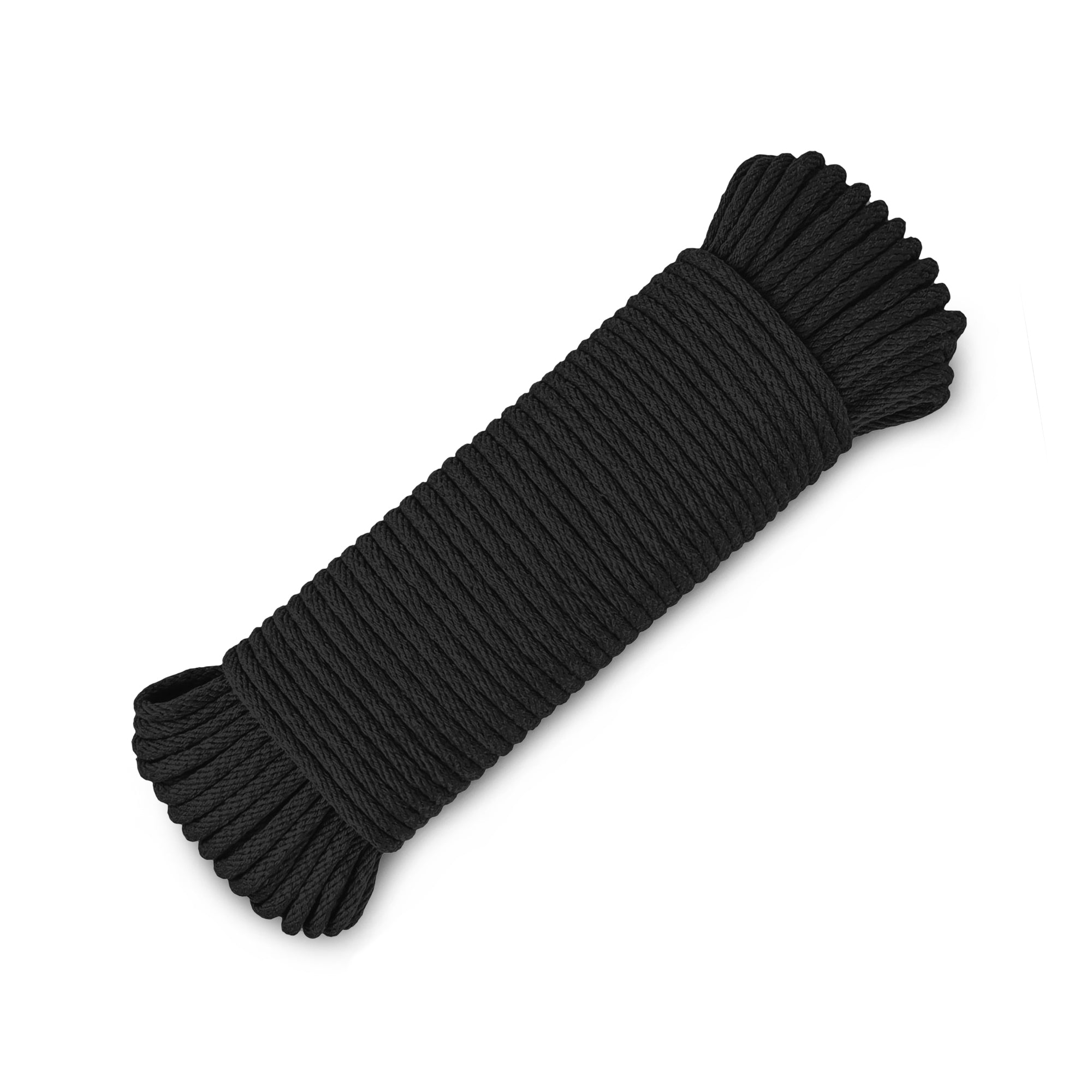 Rope Cotton 3/16" 50 ft Black - image 1