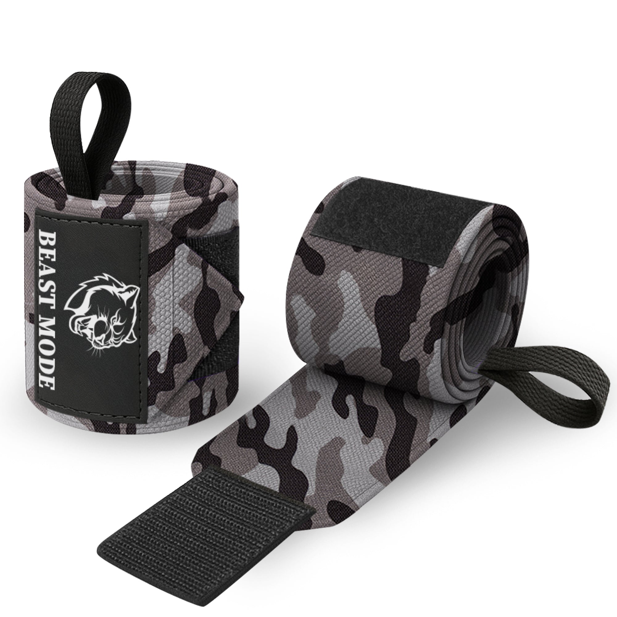 Wrist Wraps – Beast Mode – Black Camo – 18 - image 1