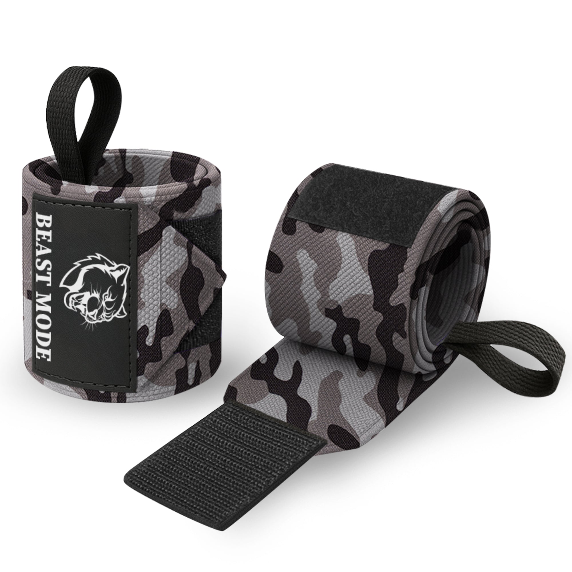 Wrist Wraps – Beast Mode – Black Camo – 12 - image 1