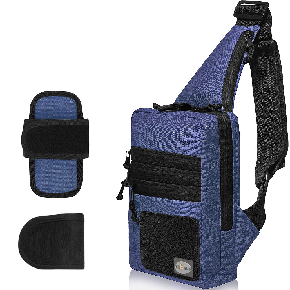 Tactical Bag with Patch - Blue - image 1