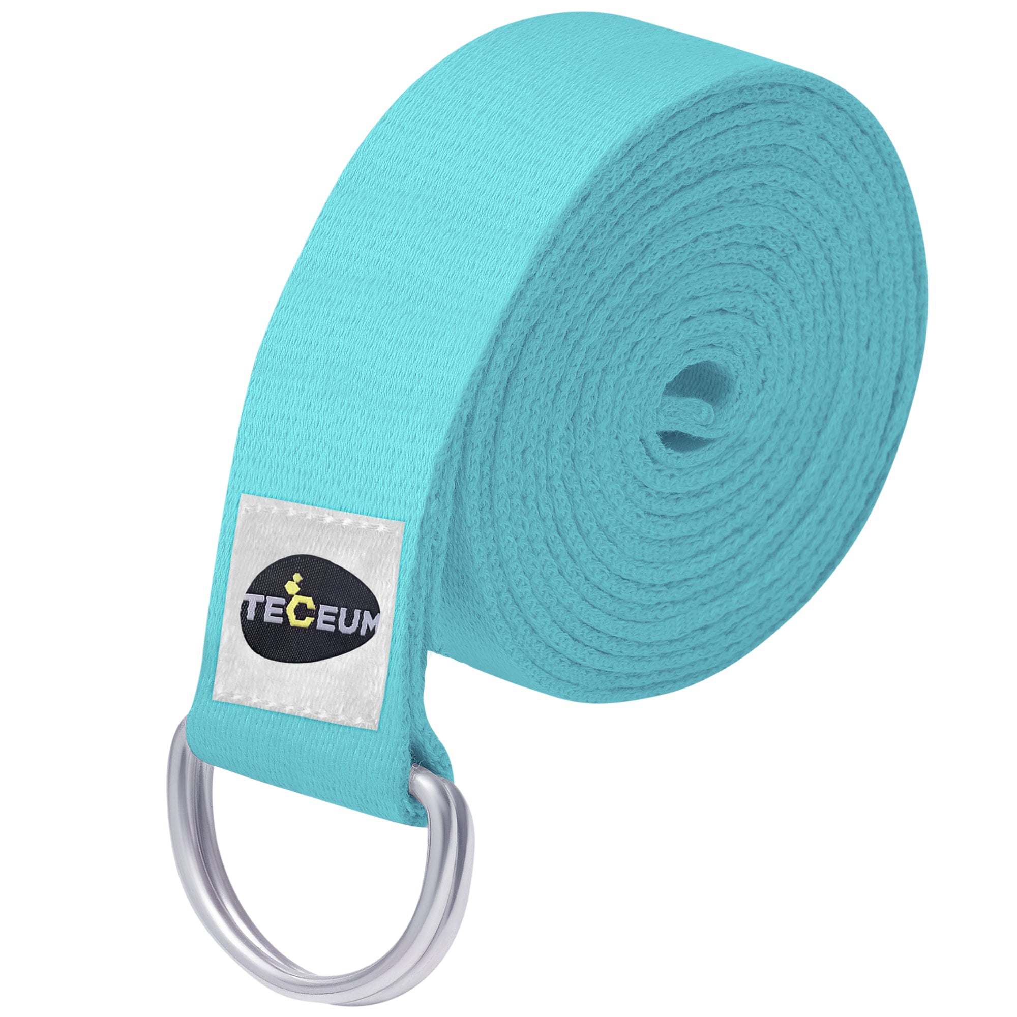 Yoga Straps – Polycotton – Blue – 10 ft - image 1