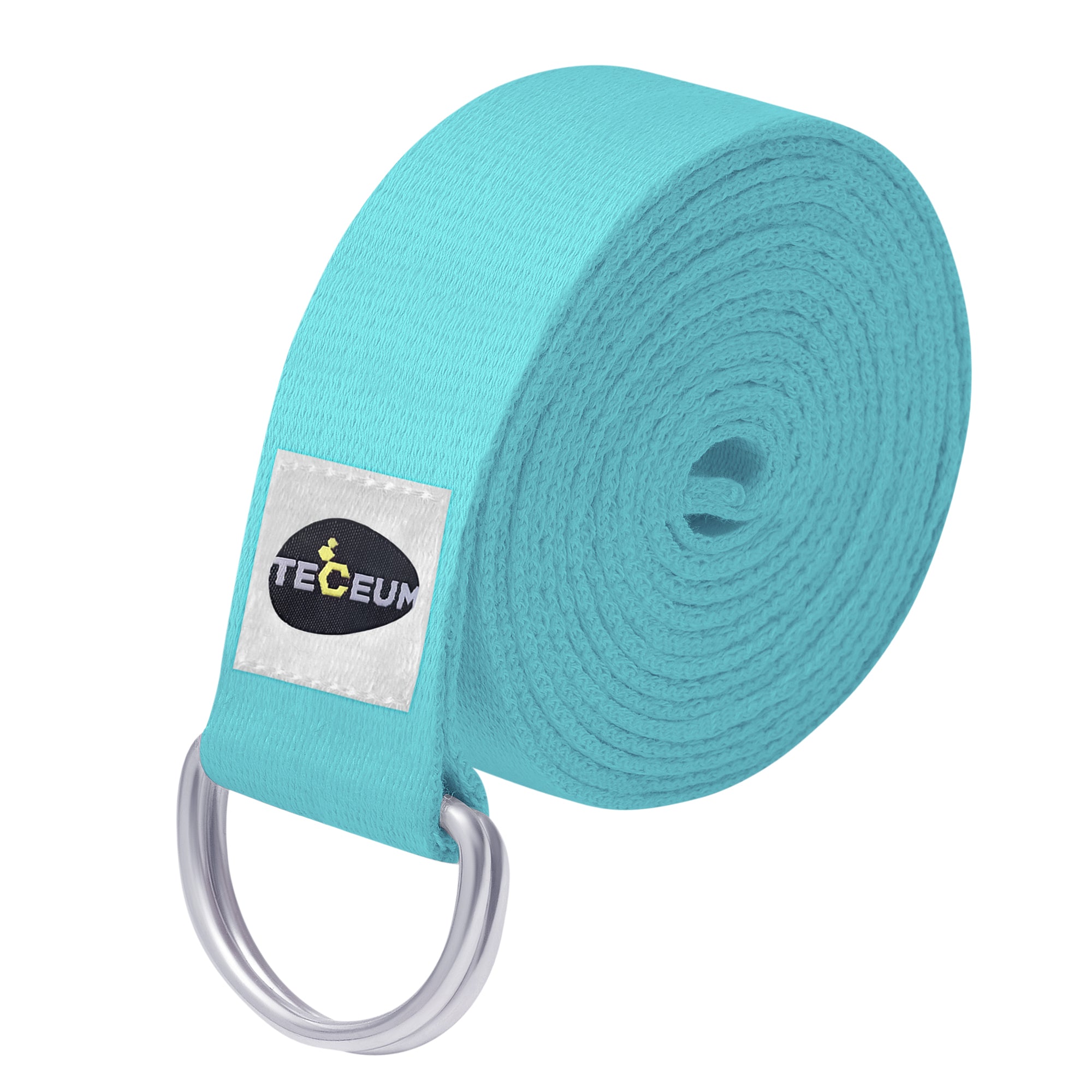 Yoga Straps – Polycotton – Blue – 8 ft - image 1