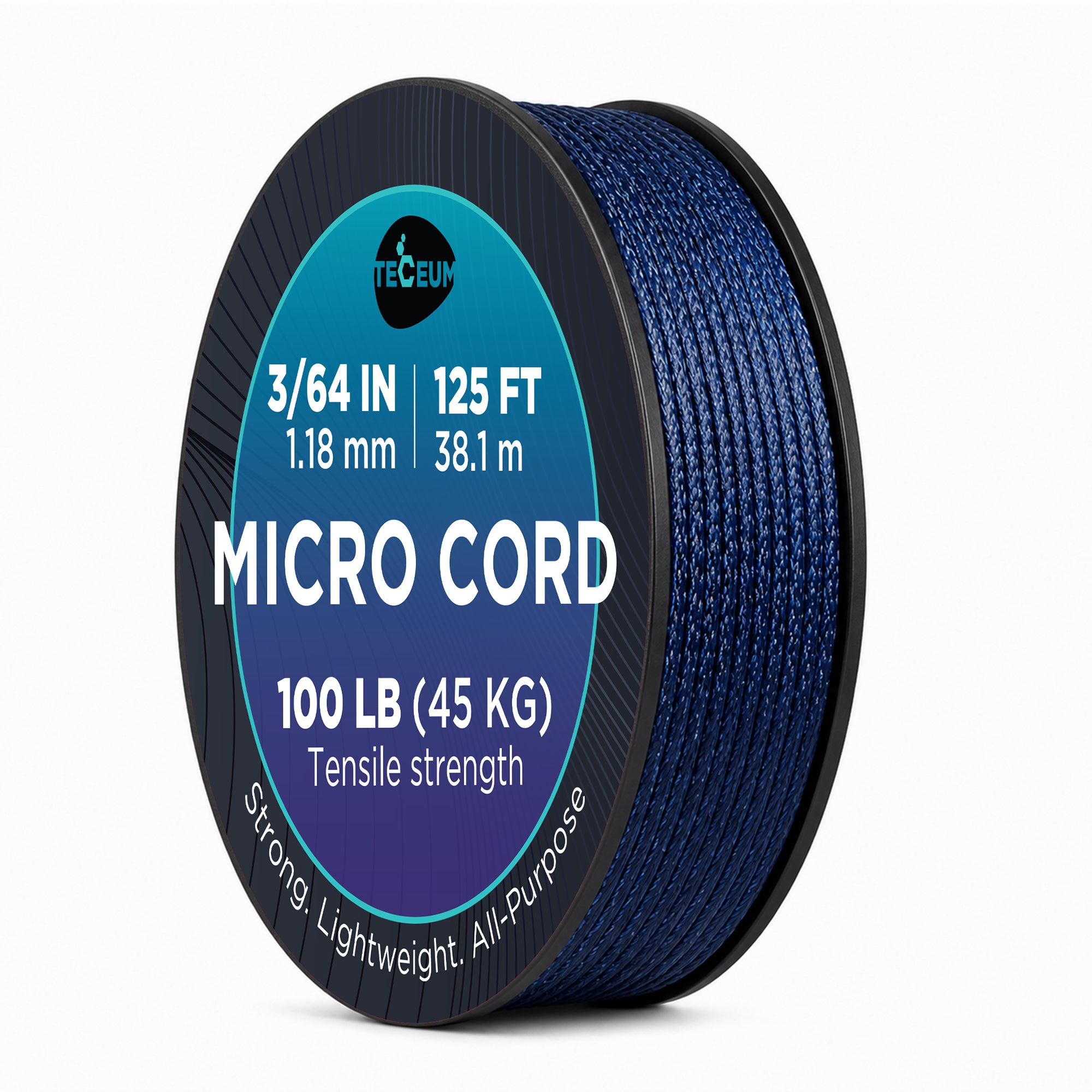 Micro Paracord – Blue Oil – 125 ft - image 1