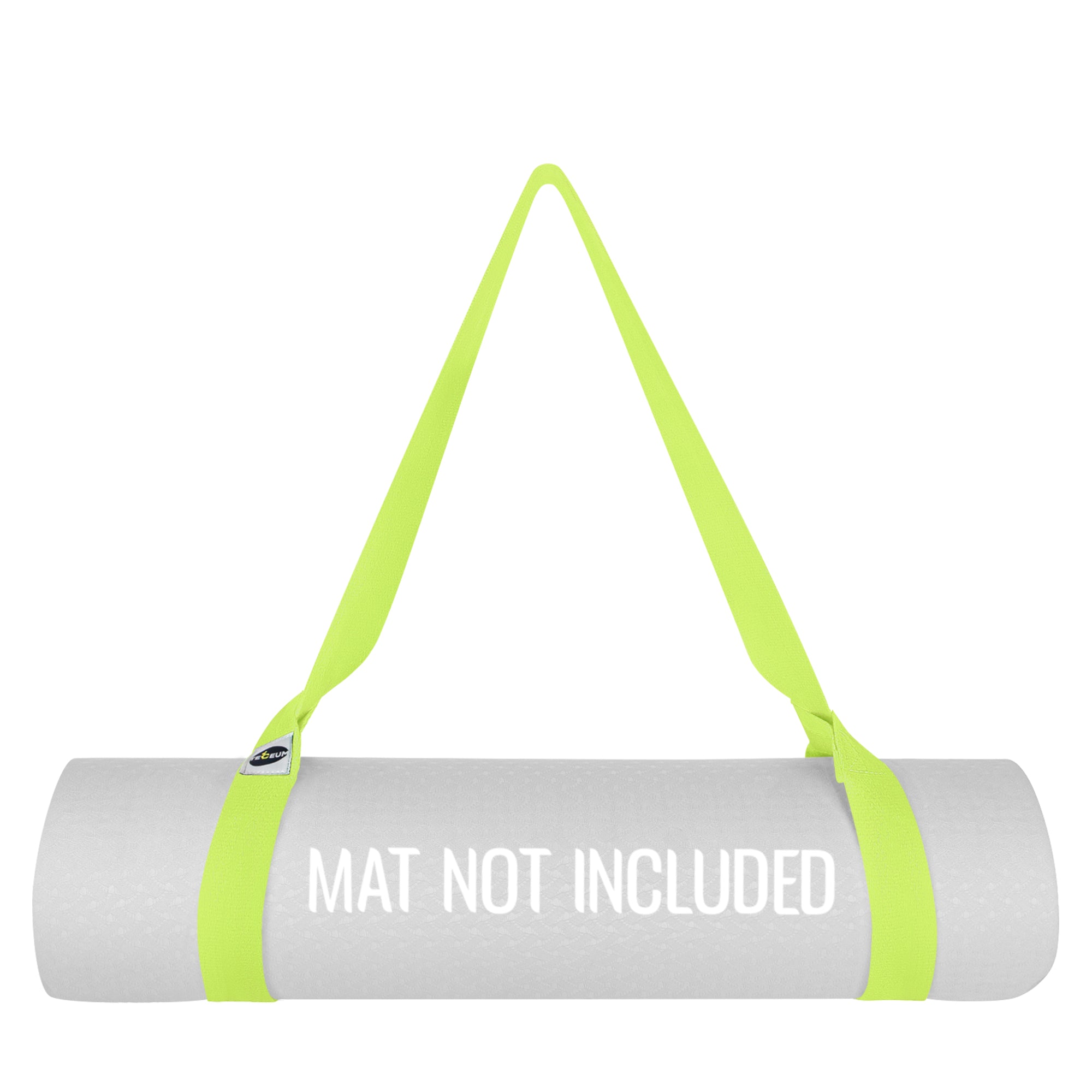 Yoga Mat Straps – Polycotton – Bright Green – 64 IN - image 1