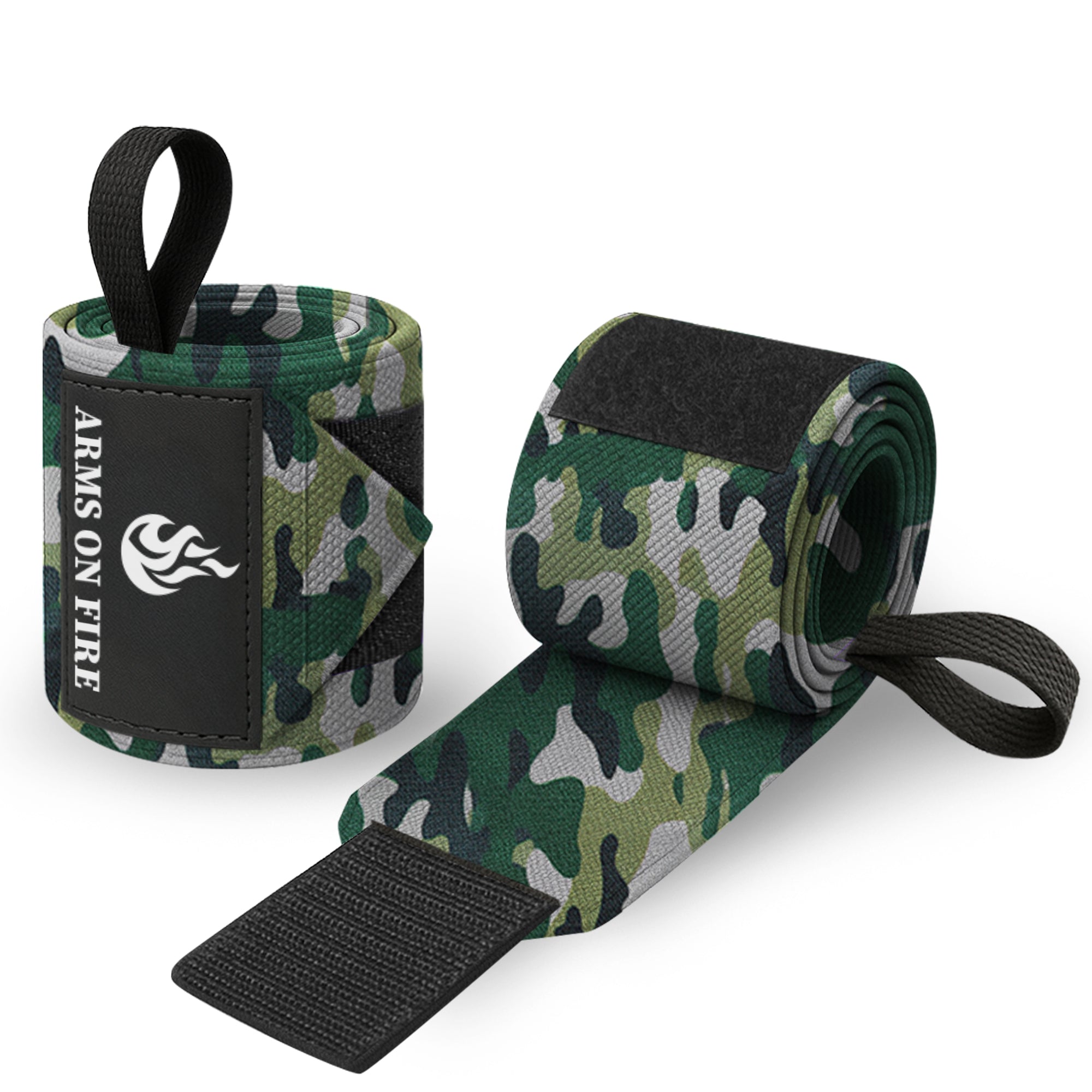 Wrist Wraps – Arms on Fire – Camo – 18 - image 1