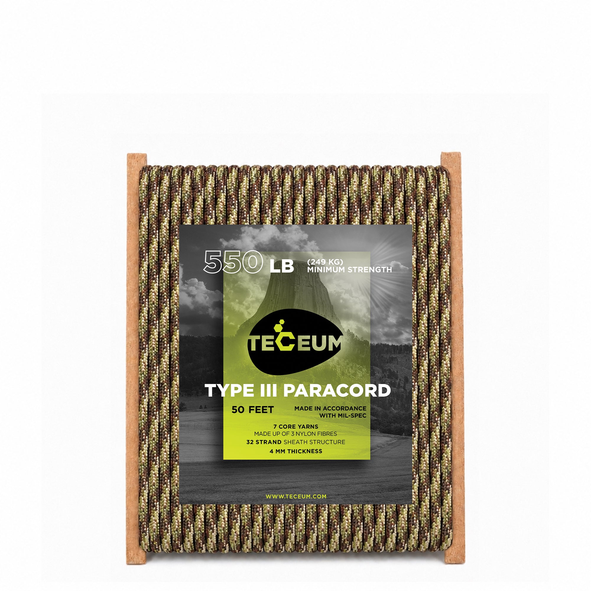 Paracord III 550 Camo – 50 ft - image 1