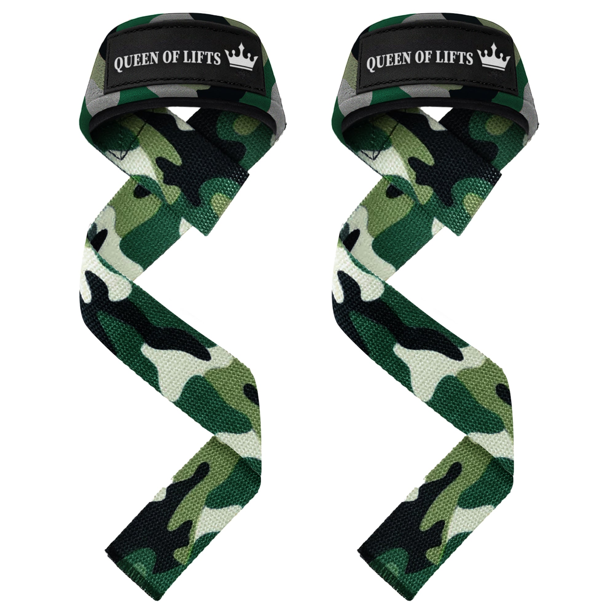 Wrist Straps – Queen of Lifts – Camo - image 1