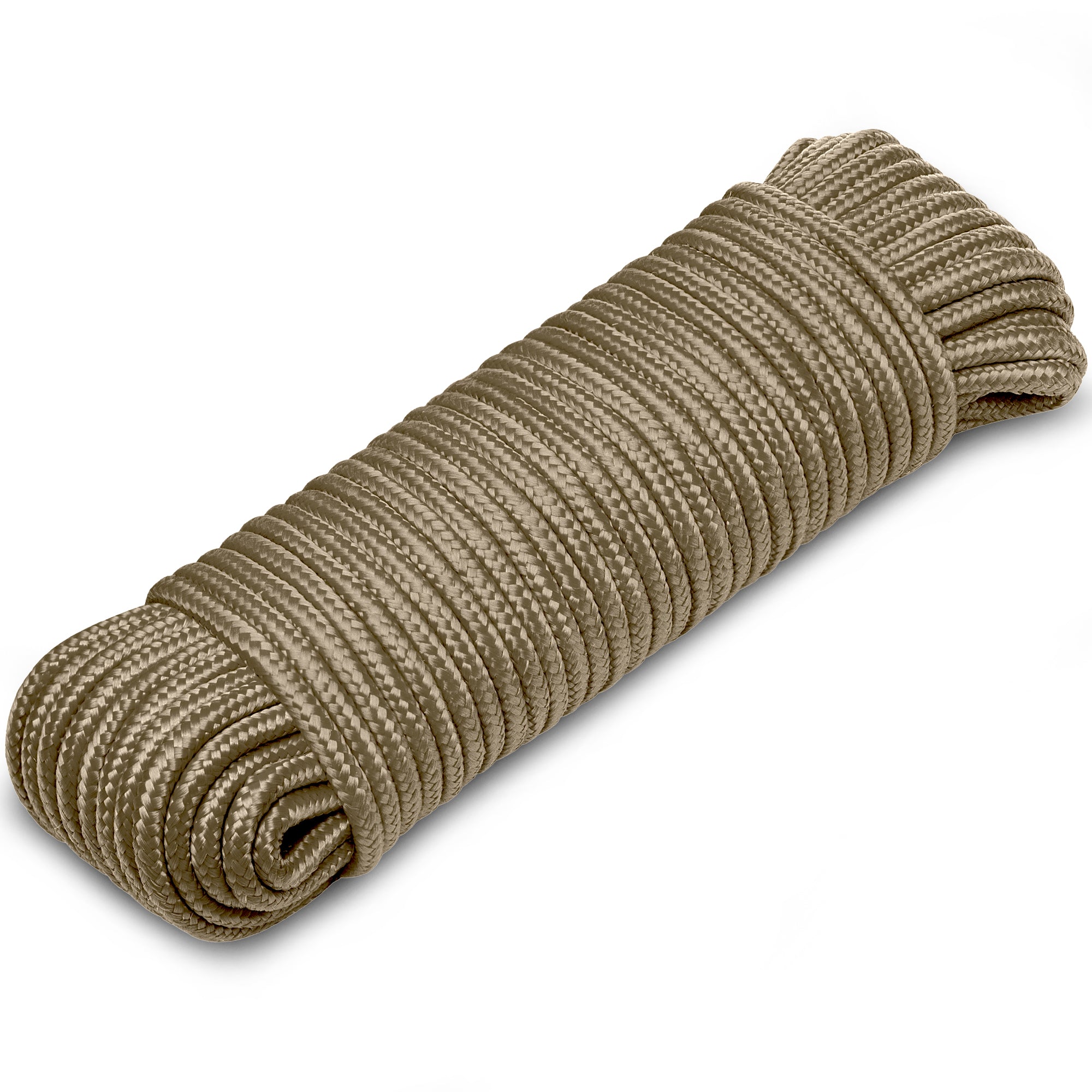 Rope Polypropylene 1/4" 150 ft Coyote Brown - image 1