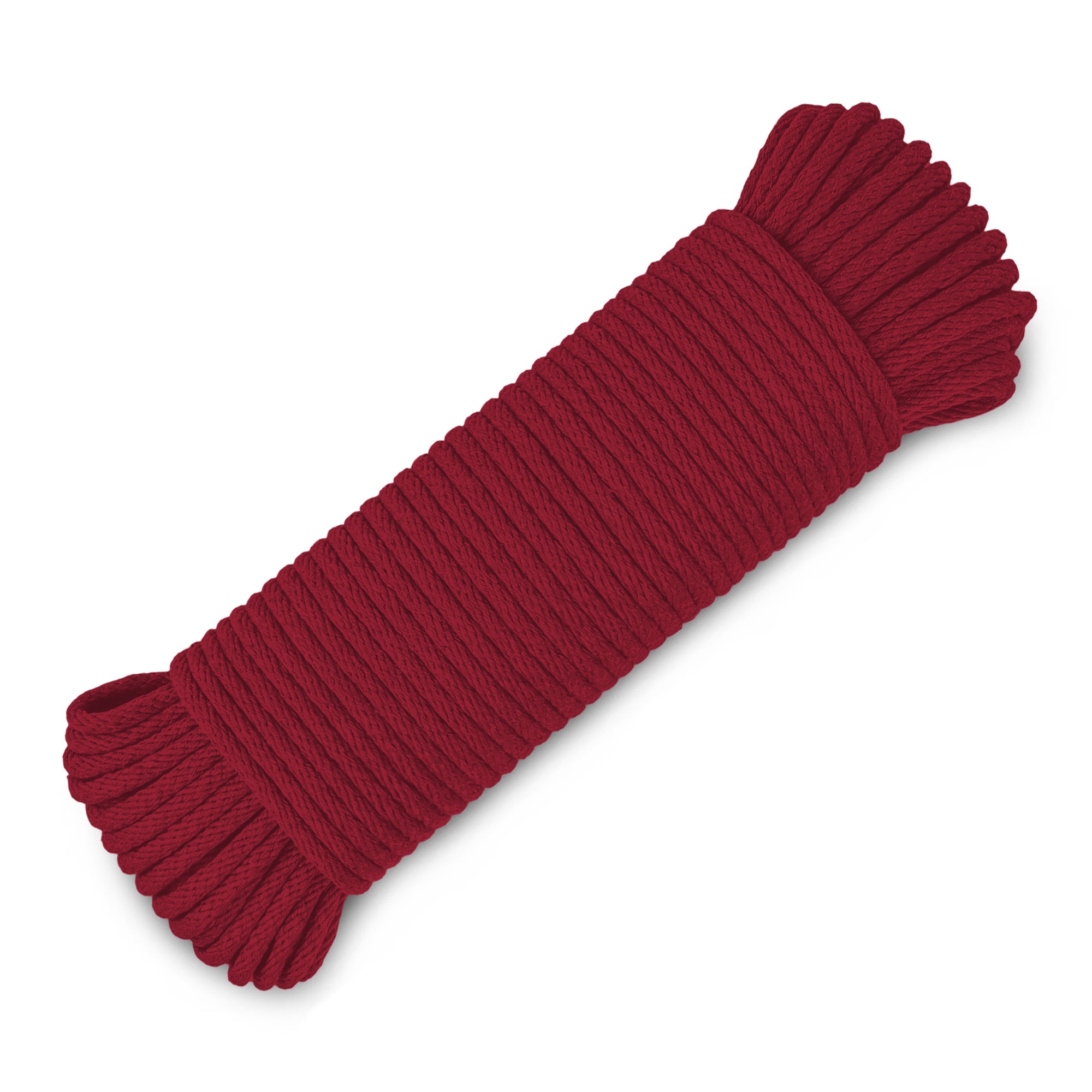 Rope Cotton 3/16" 100 ft Crimson - image 1