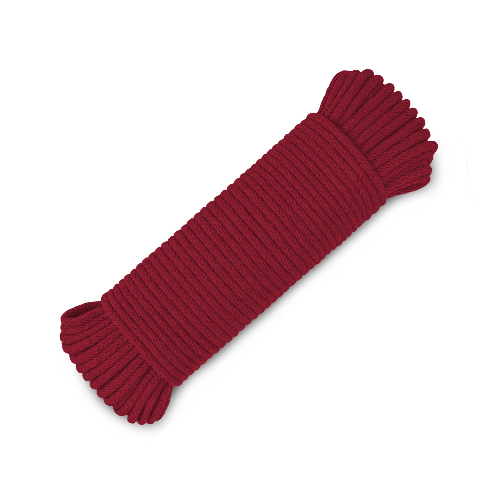 Rope Cotton 3/16" 50 ft Crimson - image 1