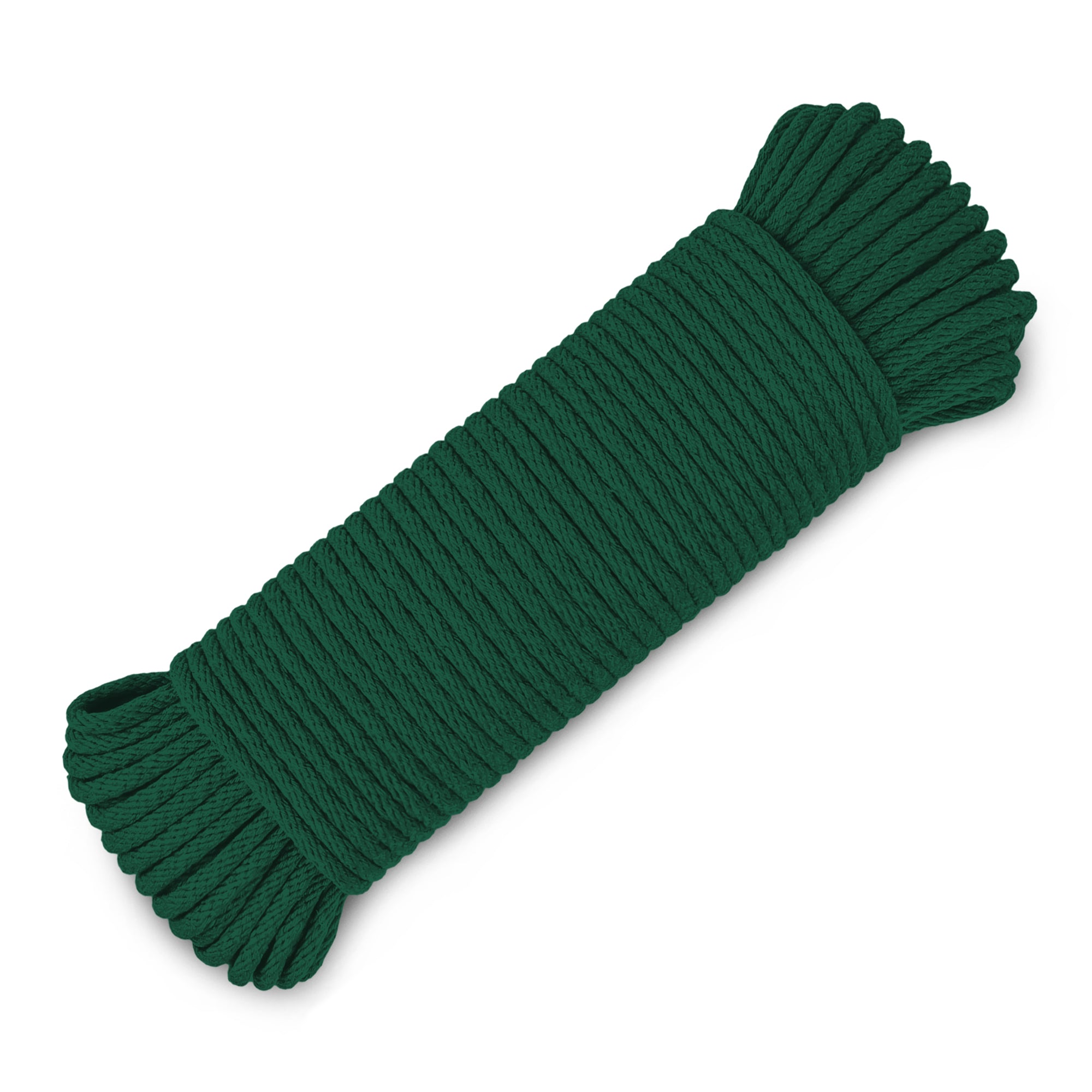 Rope Cotton 3/16" 100 ft Dark Green - image 1