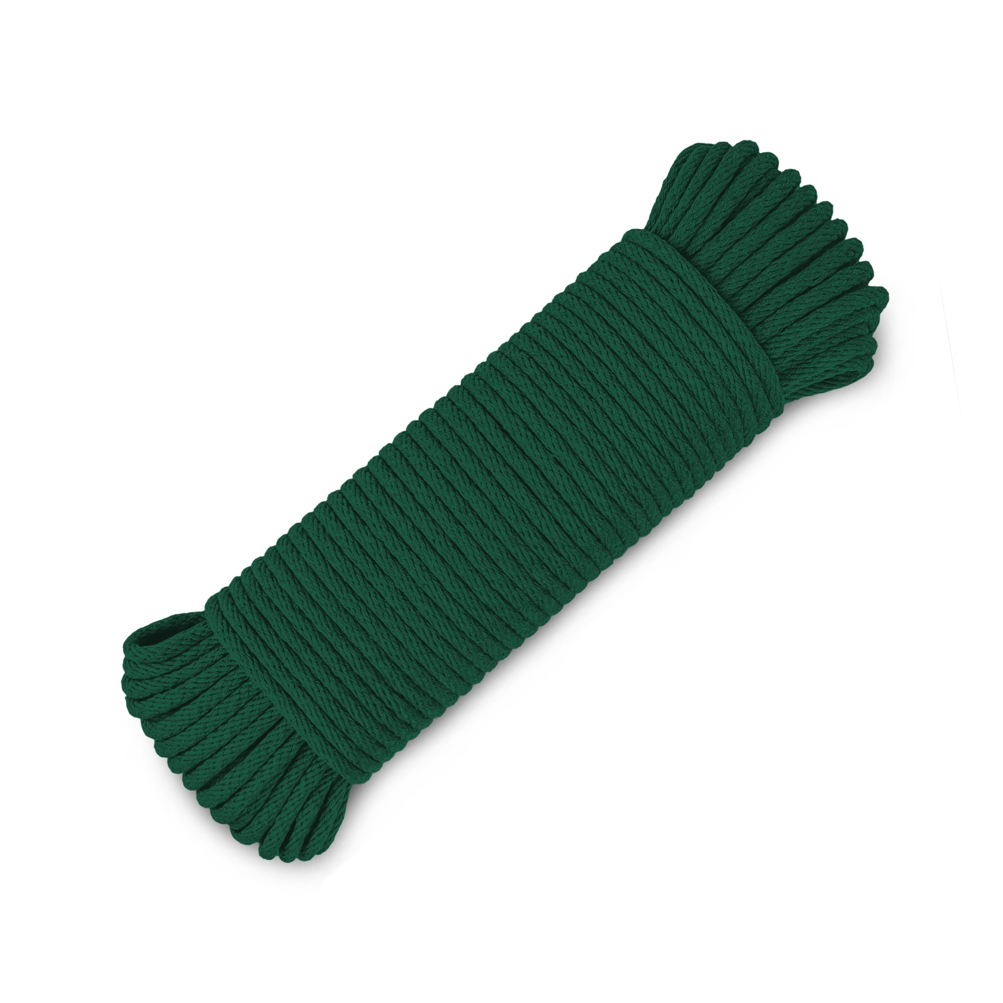 Rope Cotton 3/16" 50 ft Dark Green - image 1
