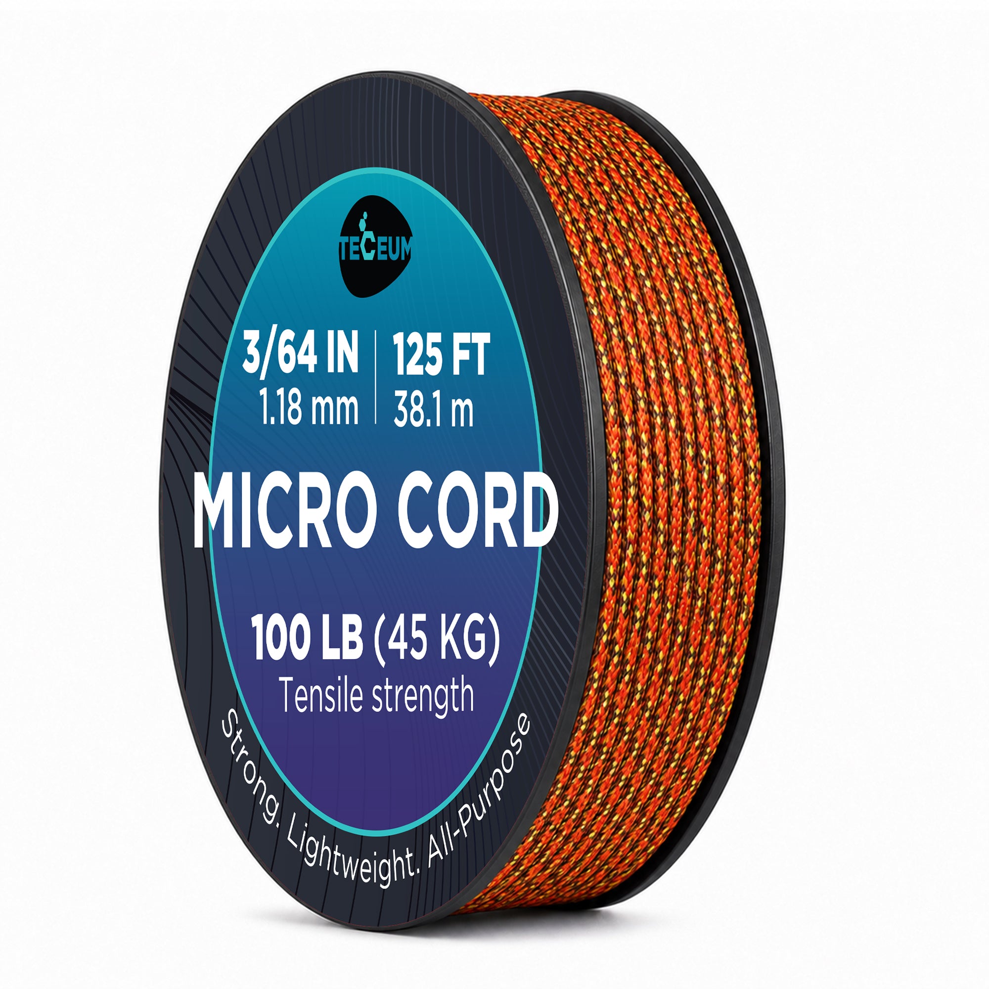 Micro Paracord – Fireball – 125 ft - image 1