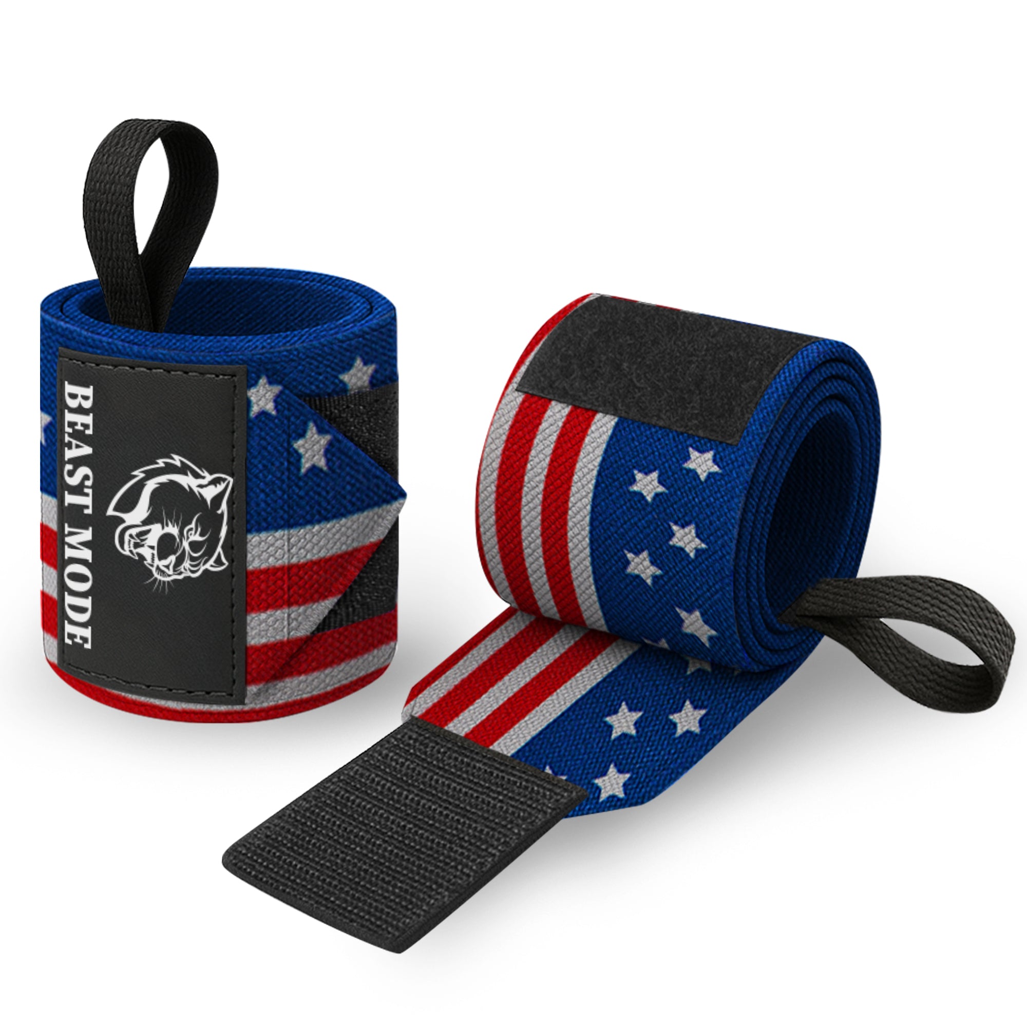 Wrist Wraps – Beast Mode – US Flag – 12 - image 1