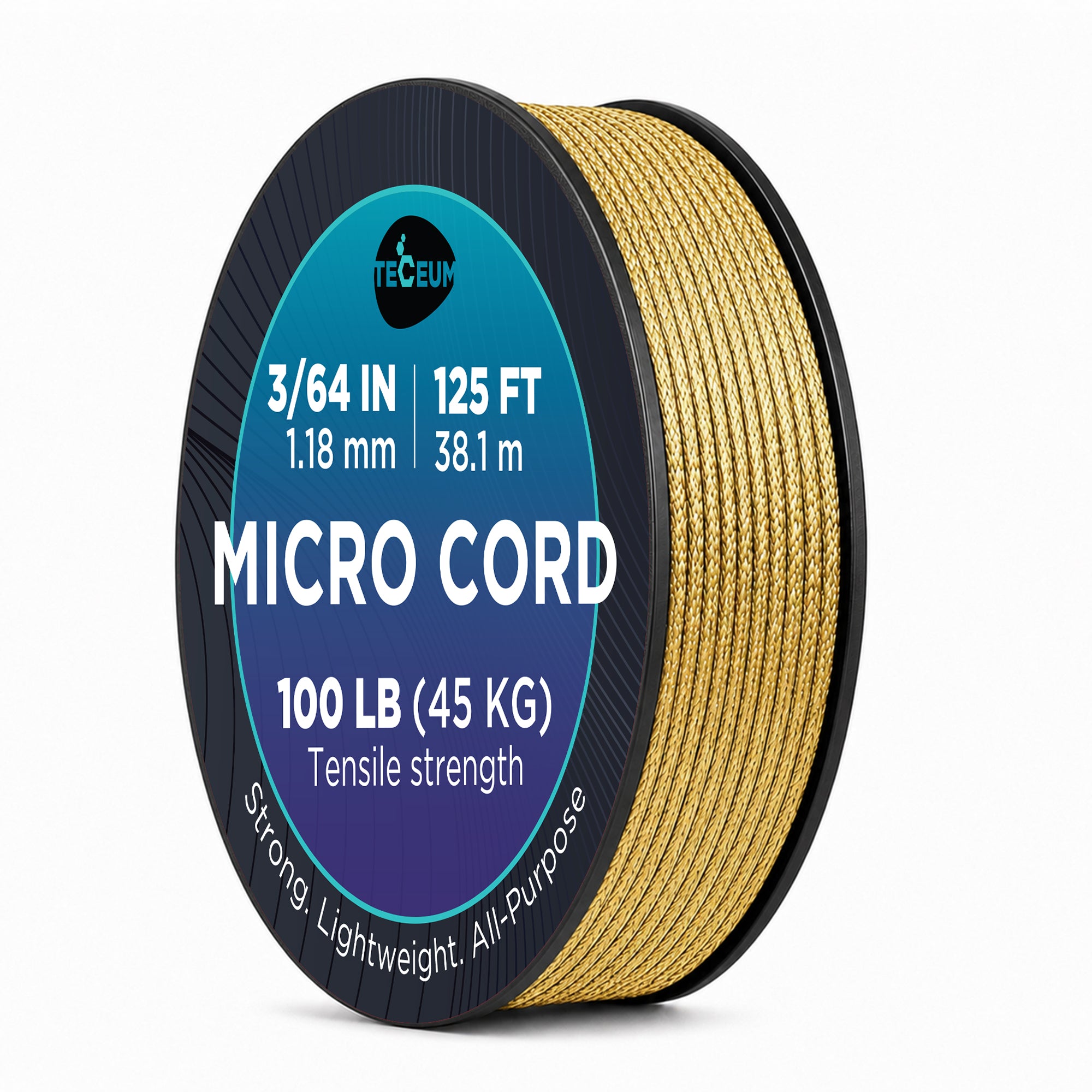 Micro Paracord – Golden Sand – 125 ft - image 1