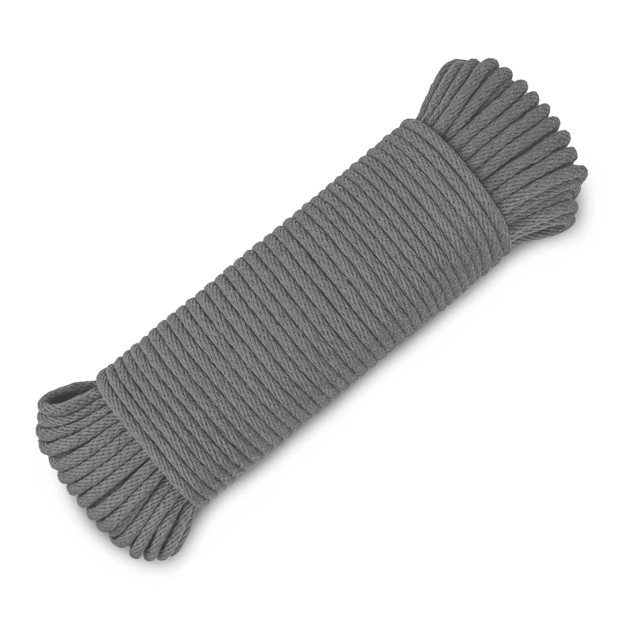 Rope Cotton 3/16" 100 ft Gray - image 1