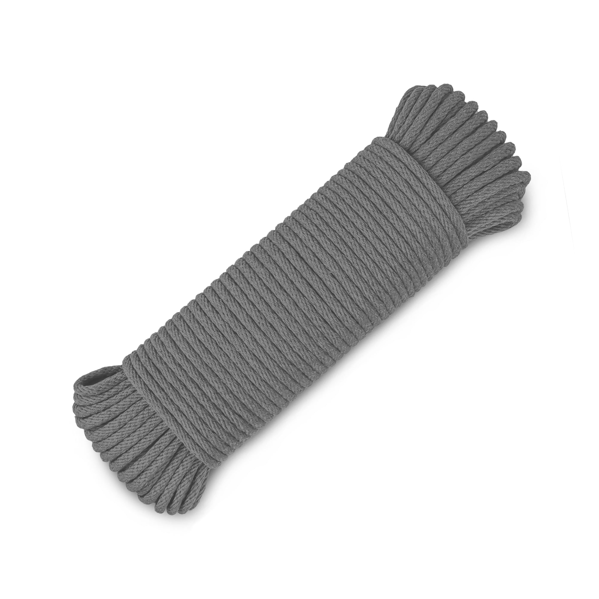 Rope Cotton 3/16" 50 ft Gray - image 1