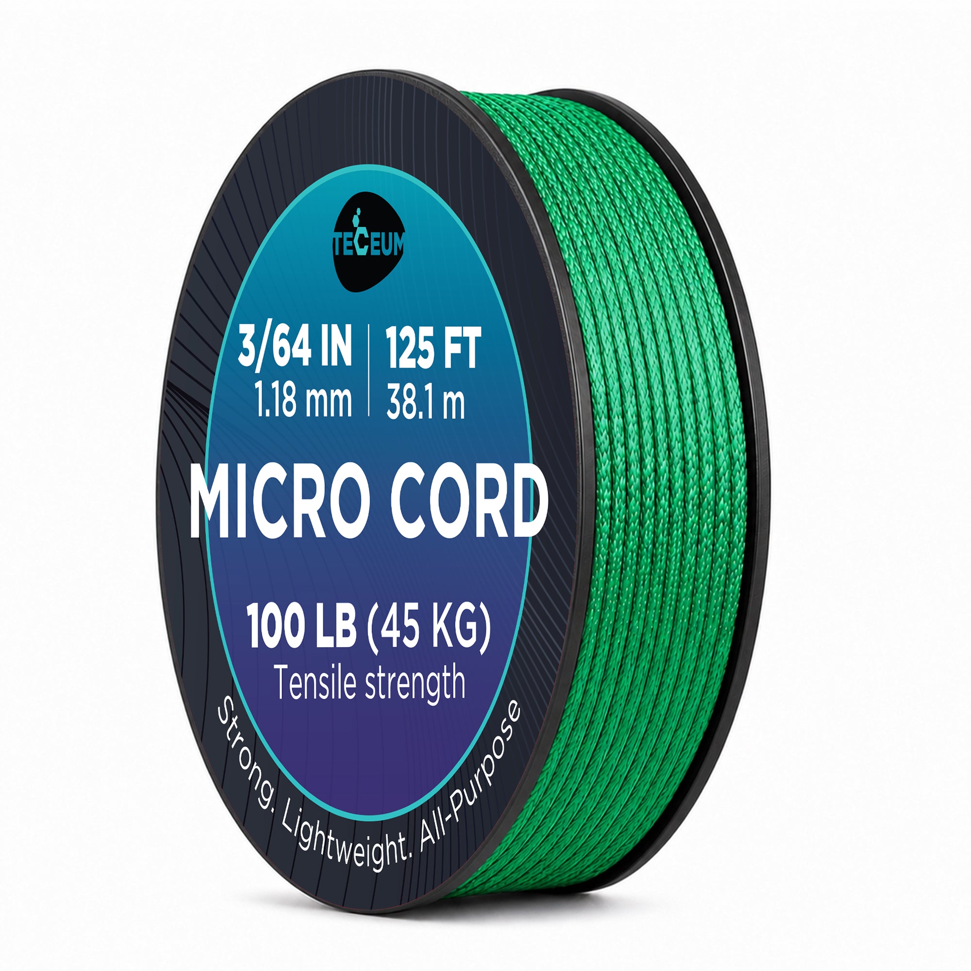 Micro Paracord – Green – 125 ft - image 1