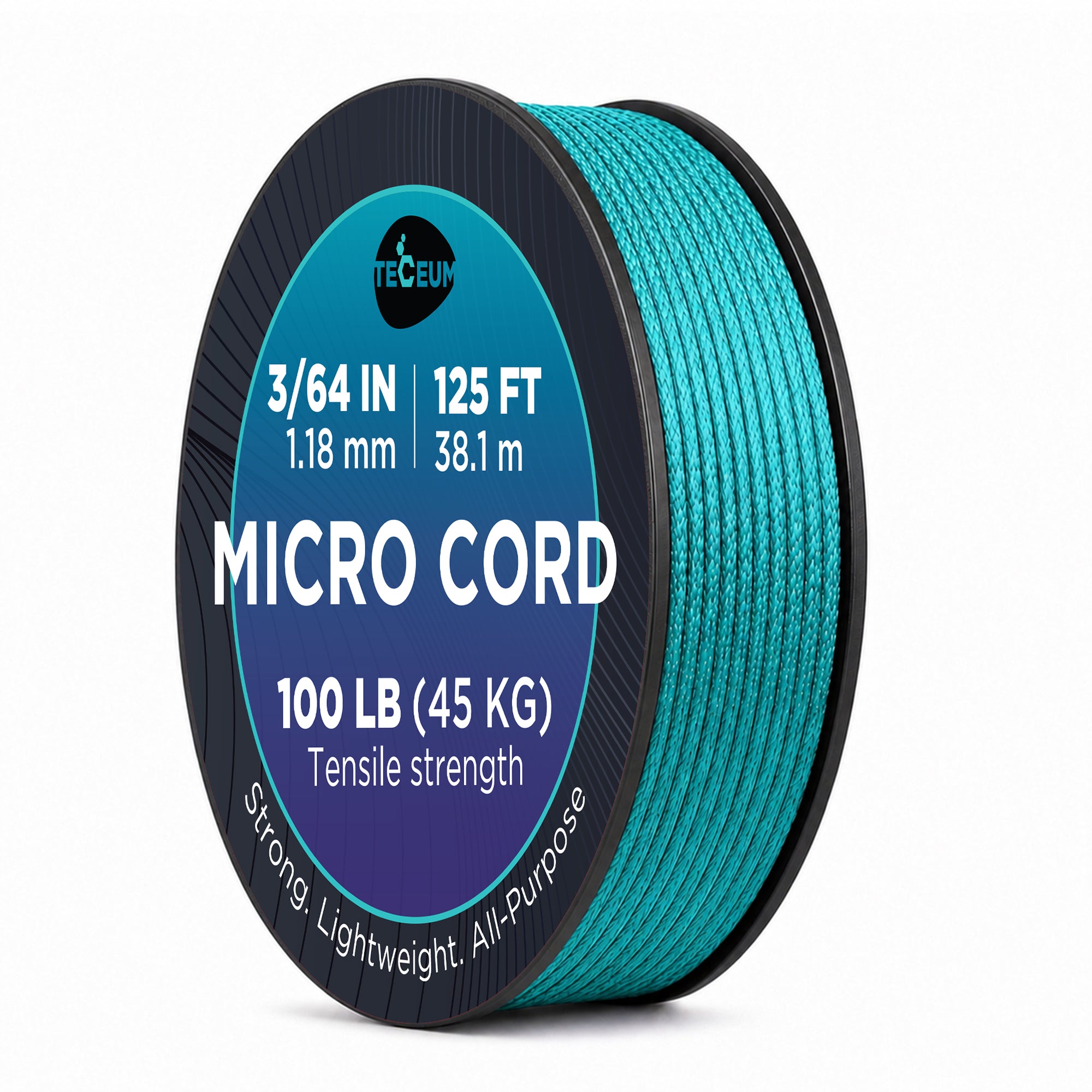 Micro Paracord – Green Wave – 125 ft - image 1