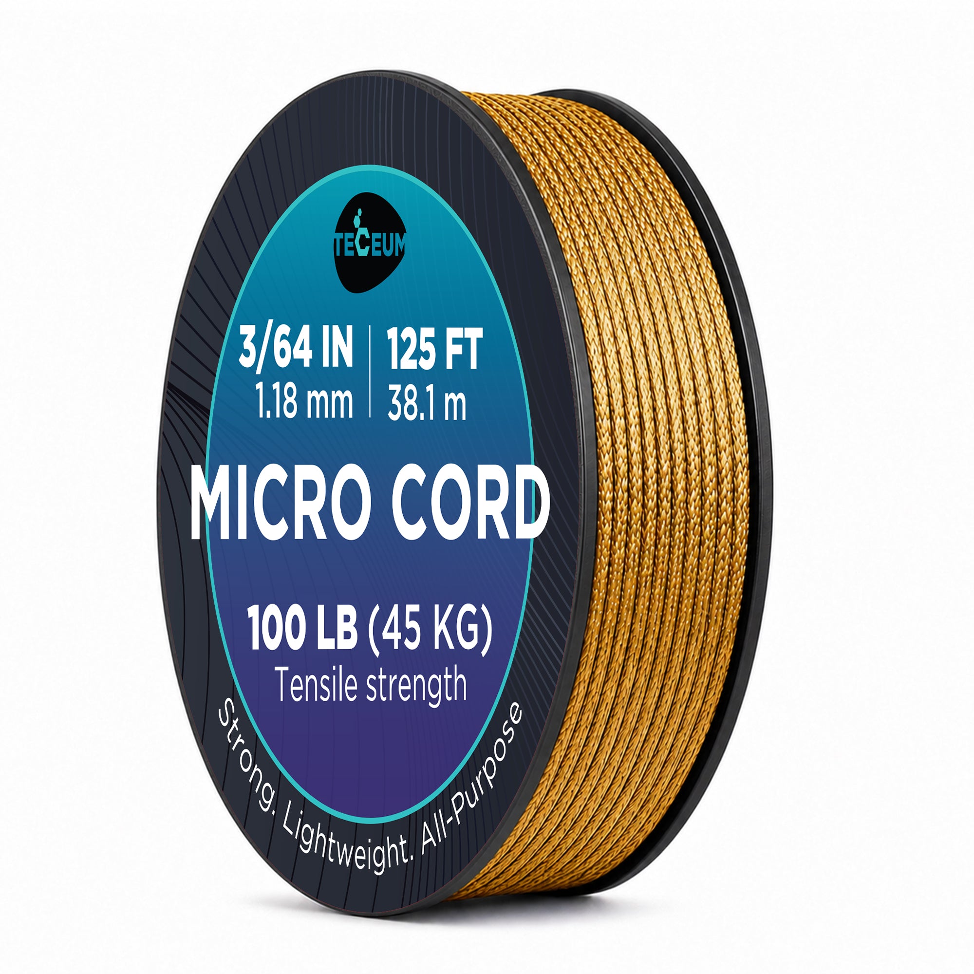 Micro Paracord – Honey Gold – 125 ft - image 1