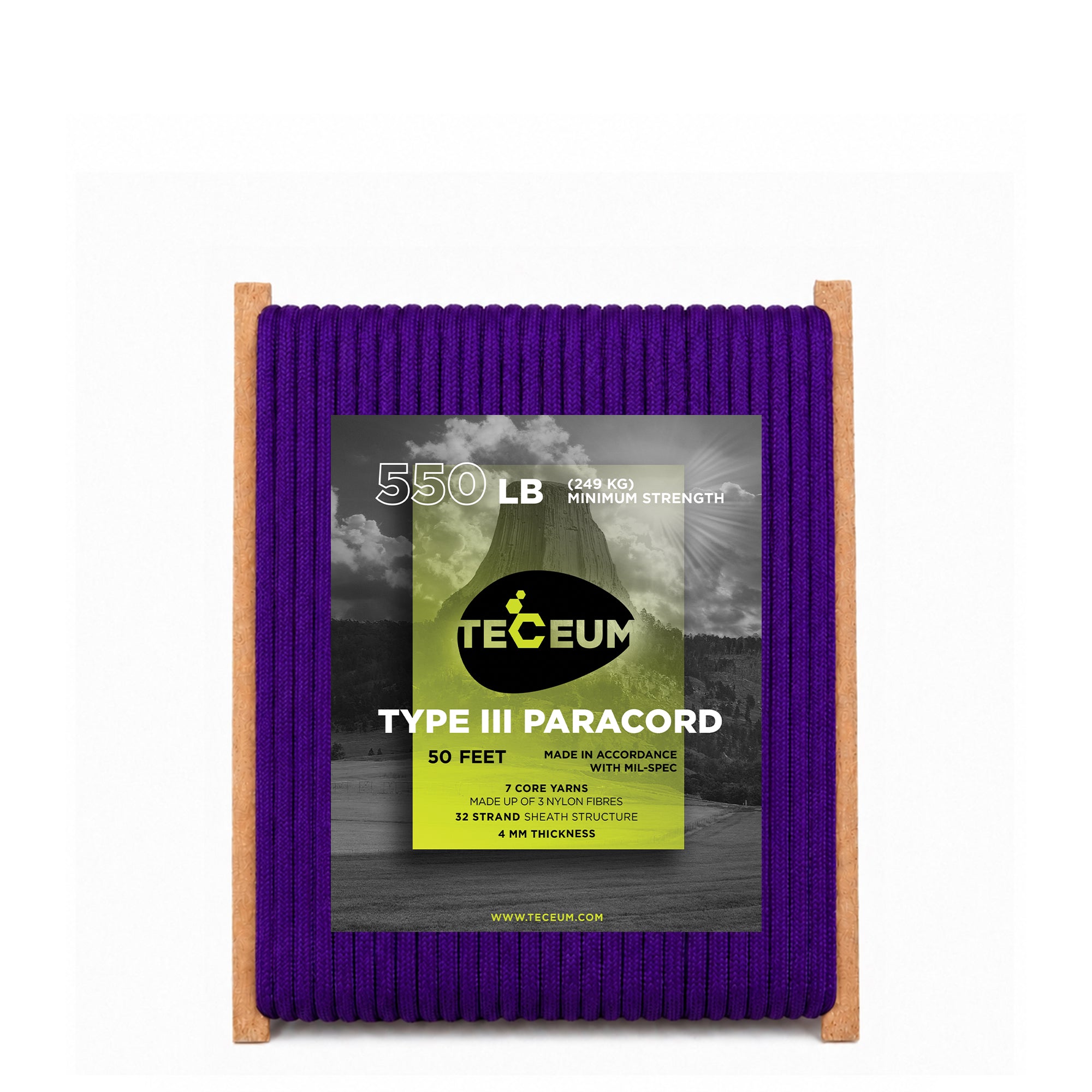 Paracord III 550 Indigo – 50 ft - image 1