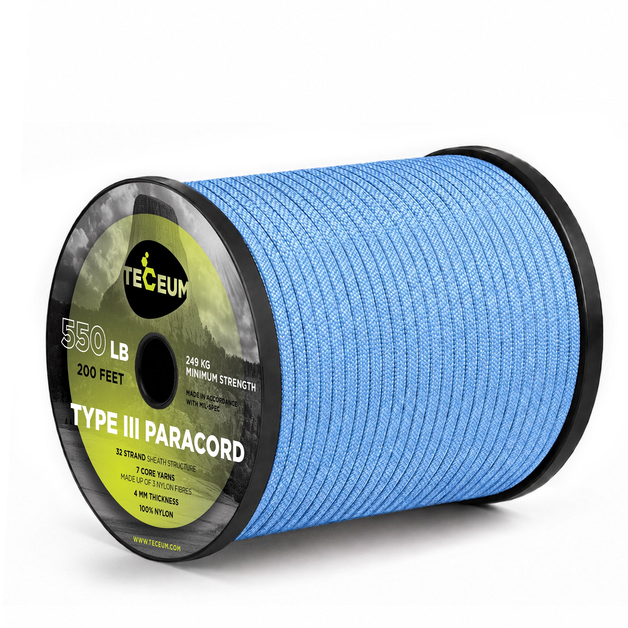 Paracord III 550 Icy Lake – 200 ft - image 1
