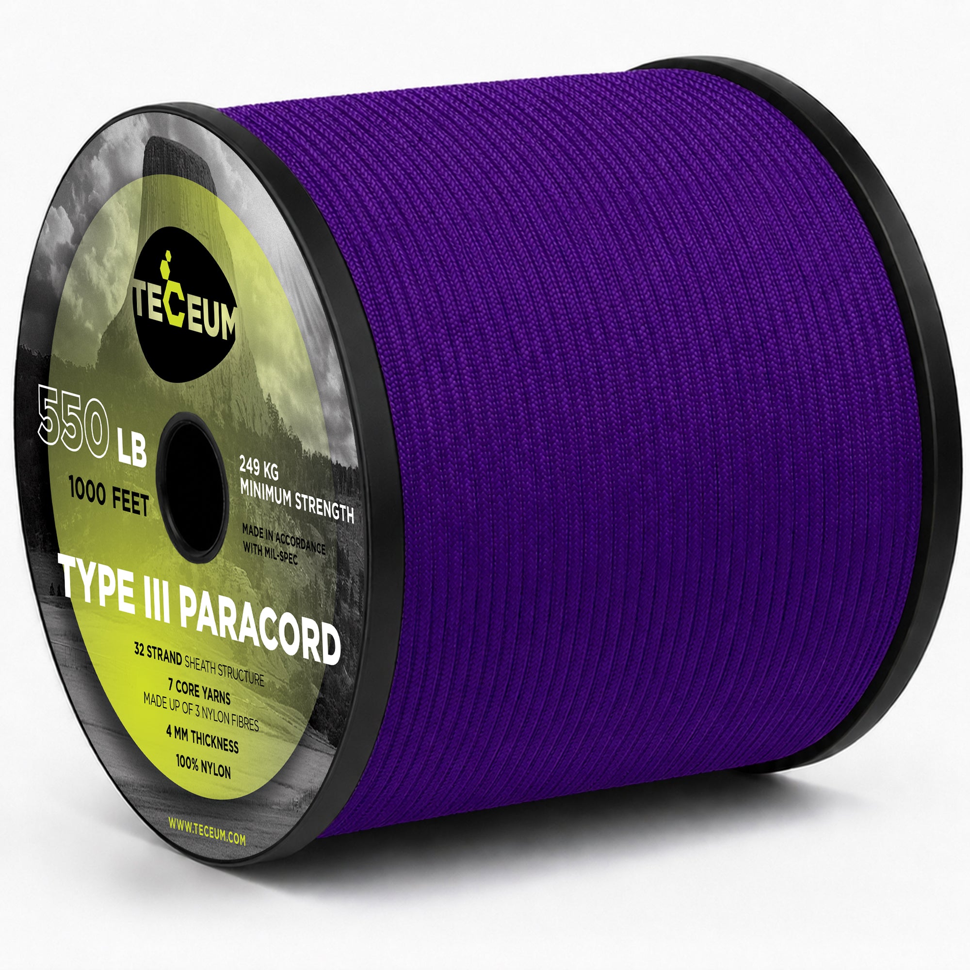 Paracord III 550 Indigo – 1000 ft - image 1